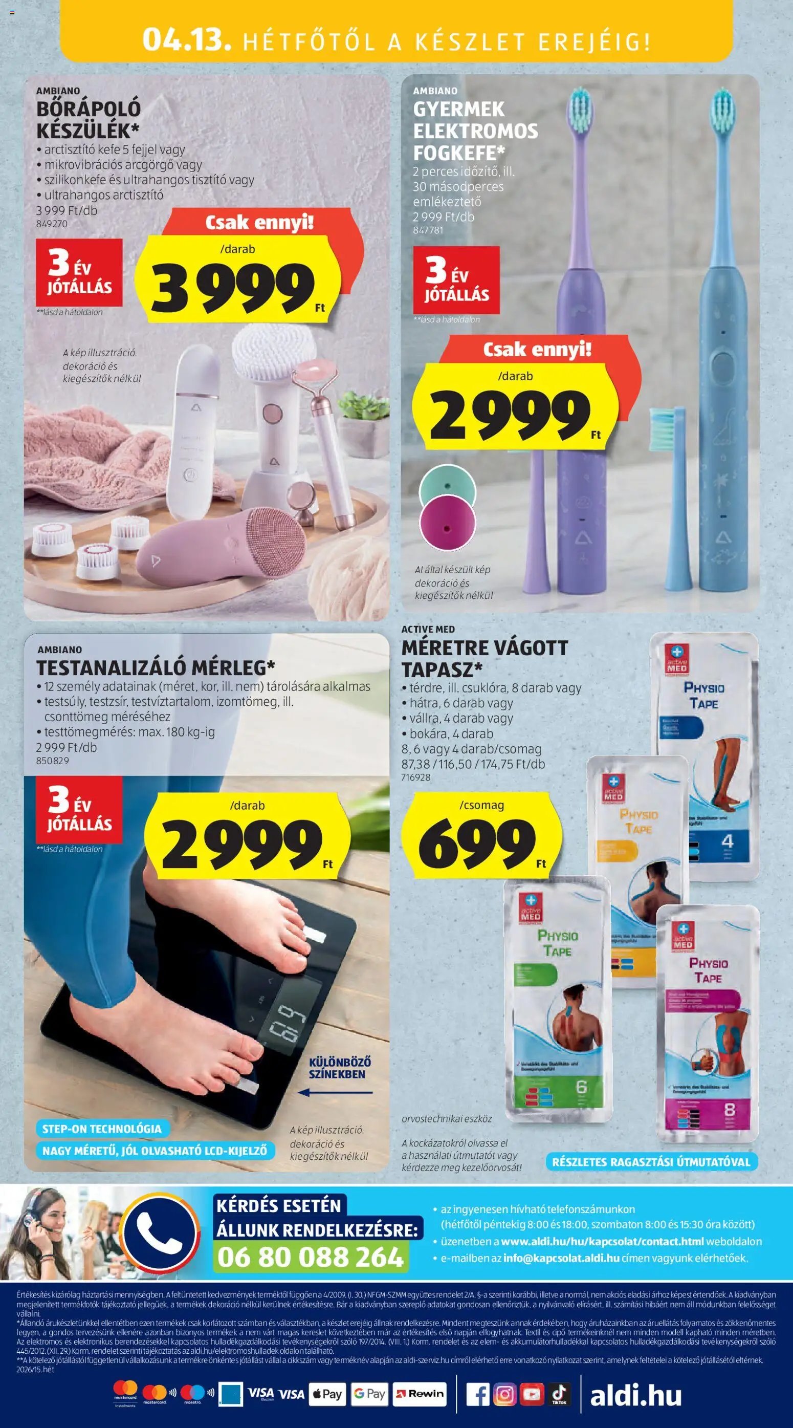 Aldi újság 2026.04.09. Aldi akciós újság (2026-04-09 - 2026-04-15)