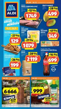 Aldi újság 2026.04.09. Aldi akciós újság (2026-04-09 - 2026-04-15)