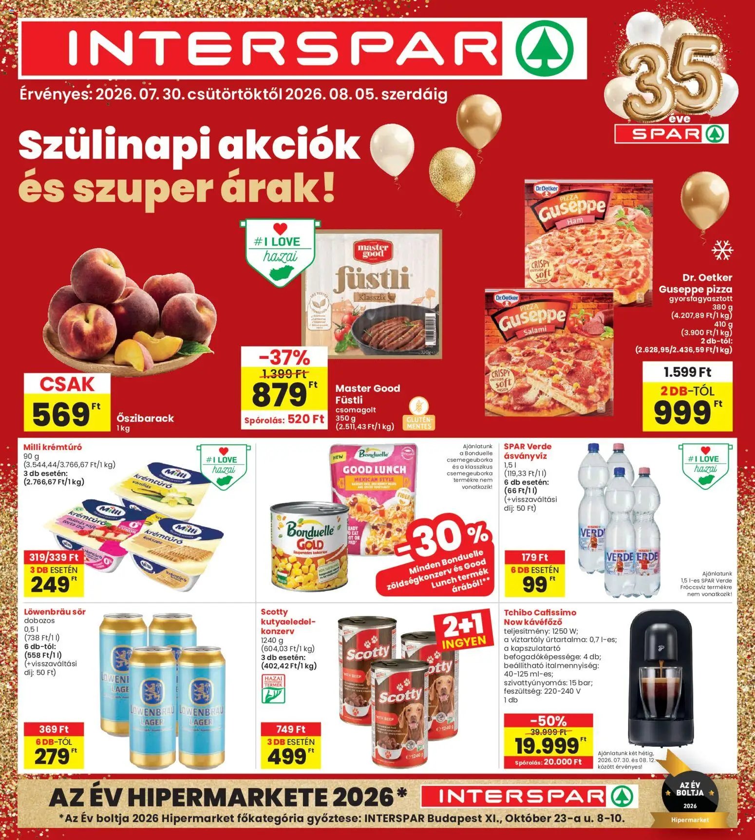 Interspar újság 2026.07.30. Interspar akciós újság
