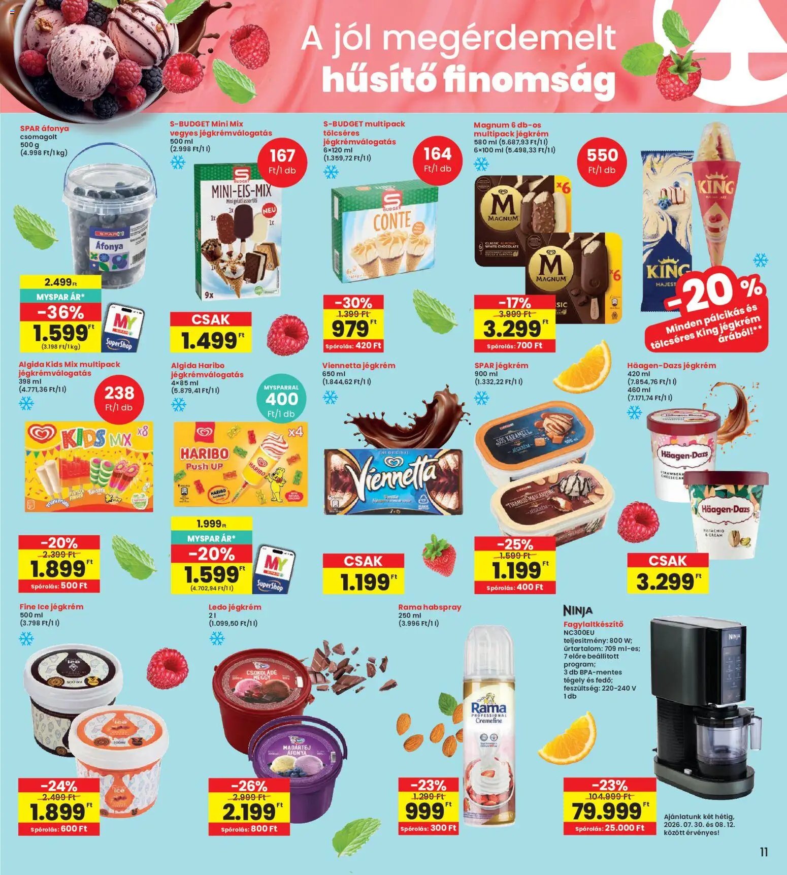 Interspar újság 2026.07.30. Interspar akciós újság