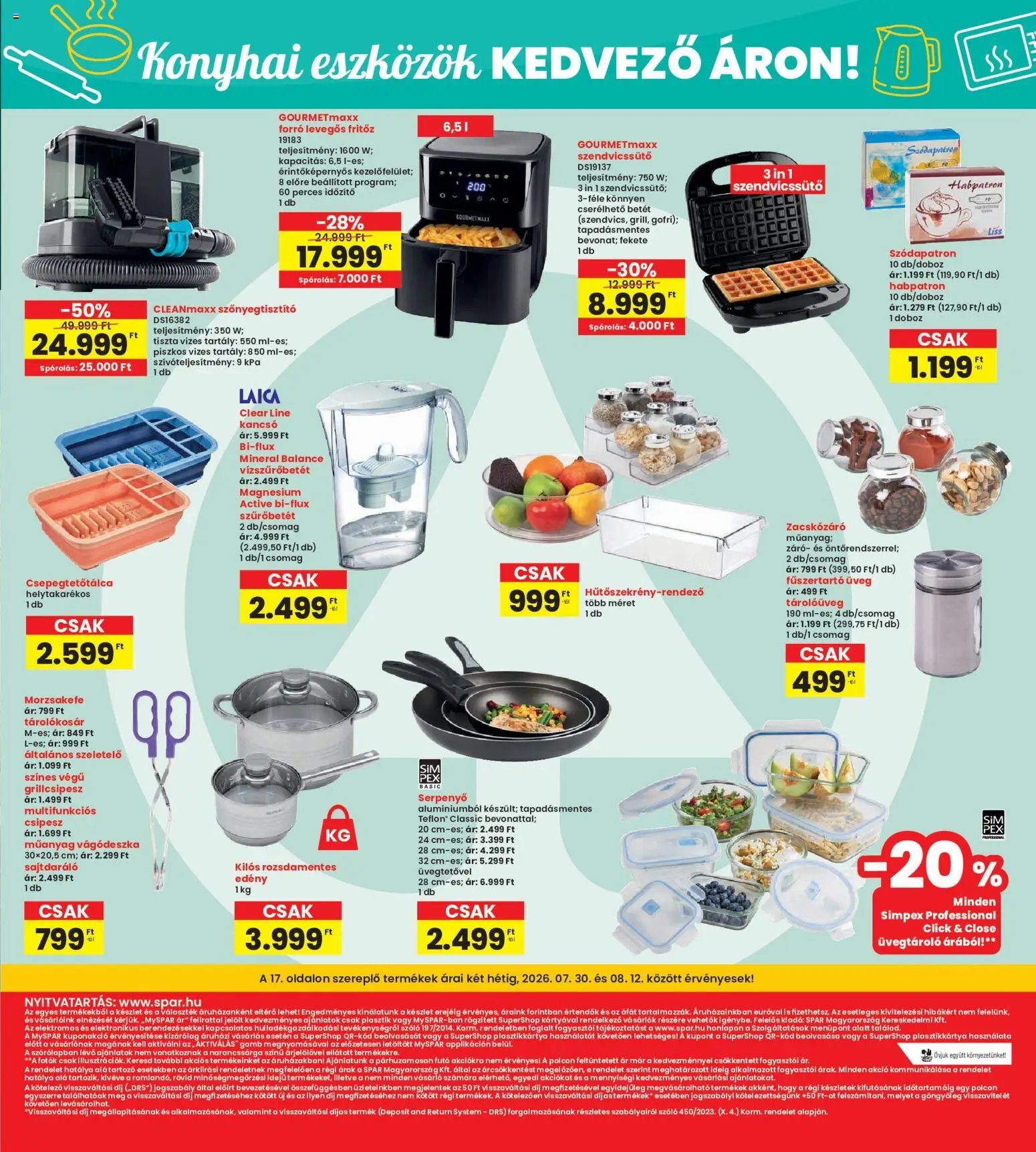 Interspar újság 2026.07.30. Interspar akciós újság