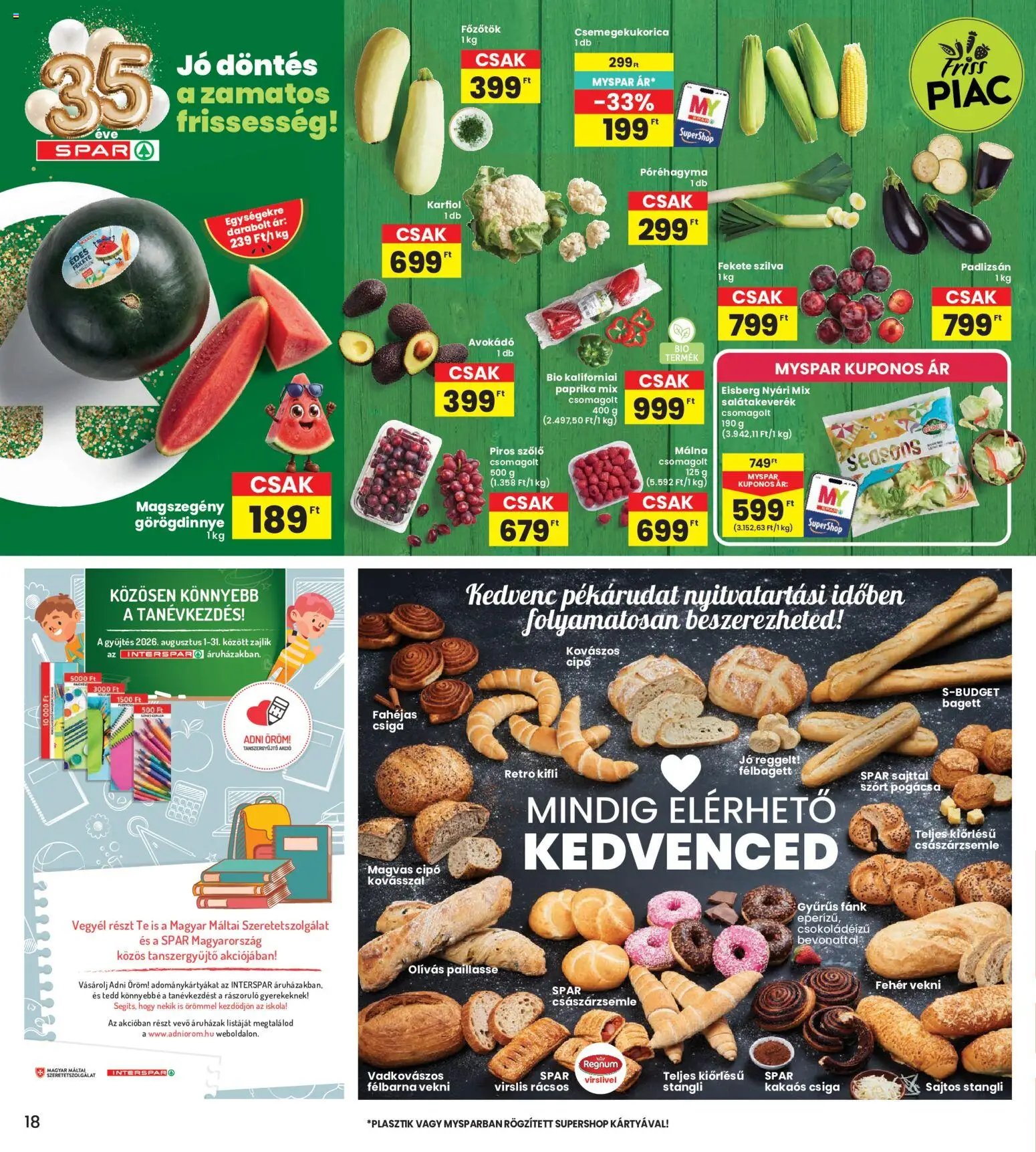 Interspar újság 2026.07.30. Interspar akciós újság