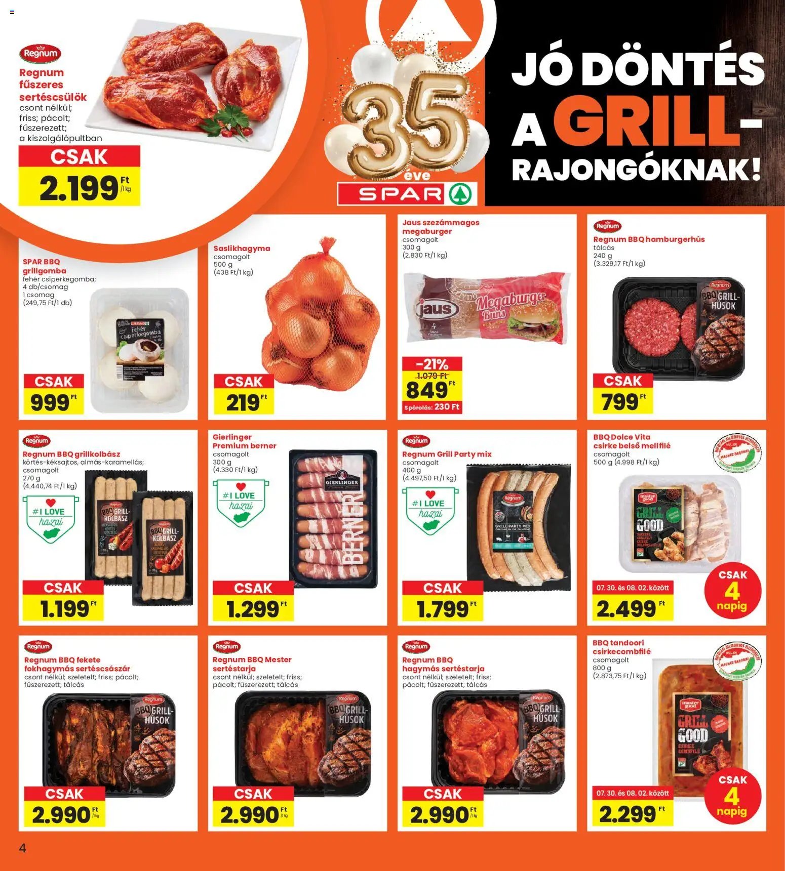 Interspar újság 2026.07.30. Interspar akciós újság