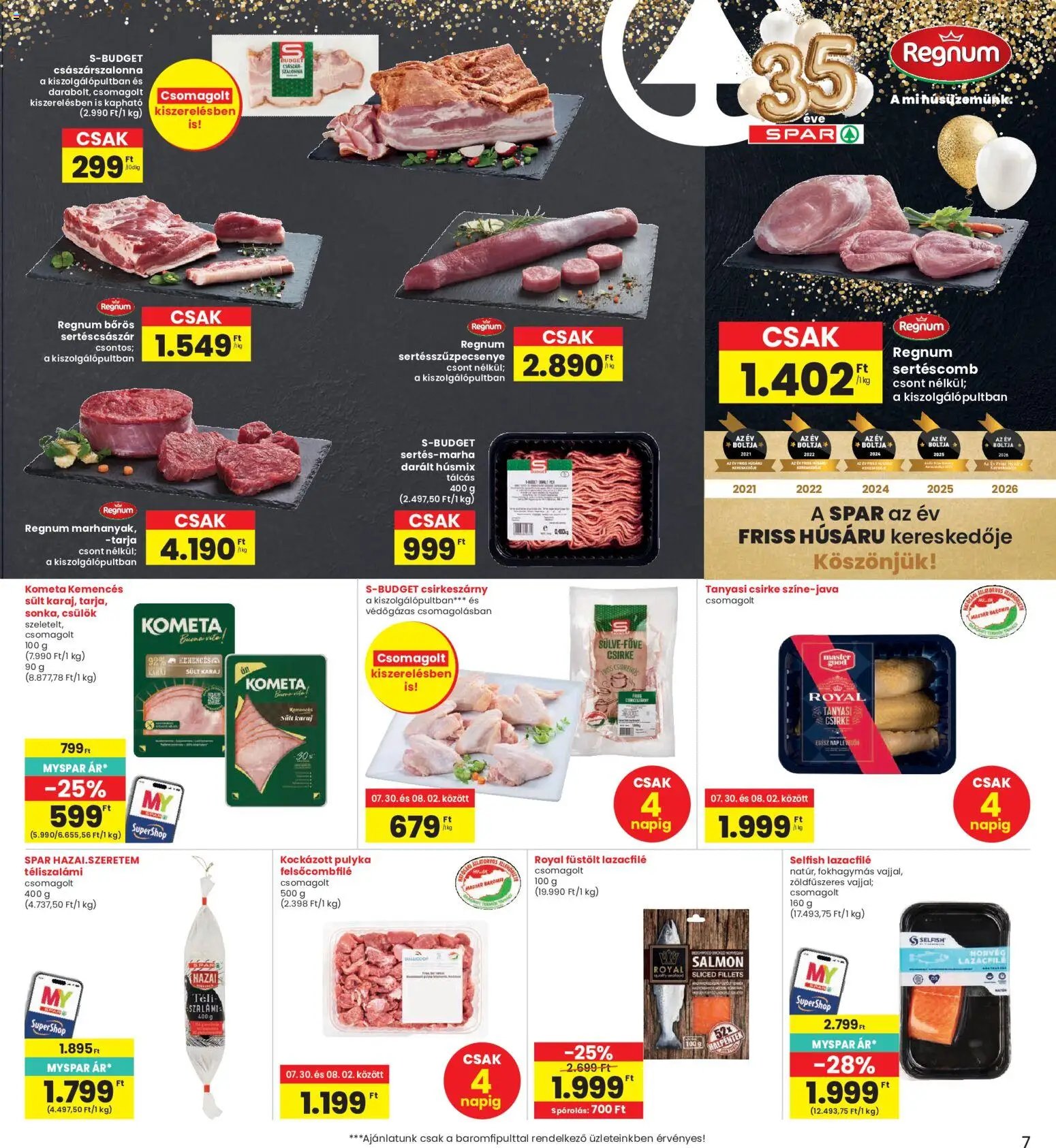 Interspar újság 2026.07.30. Interspar akciós újság