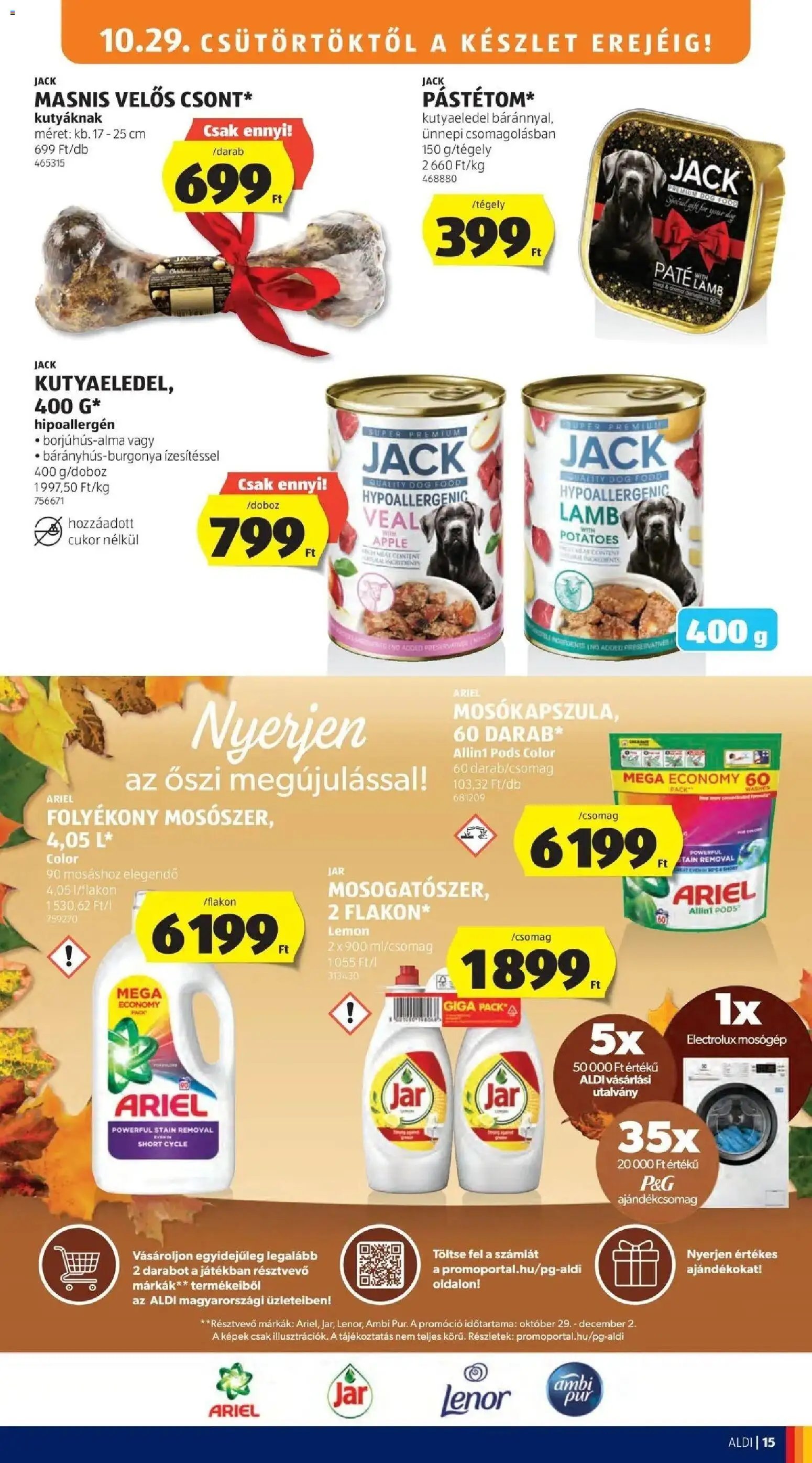 Aldi aktuális akciós újság 2026.10.29. - lapozható formában szórólap ✳️