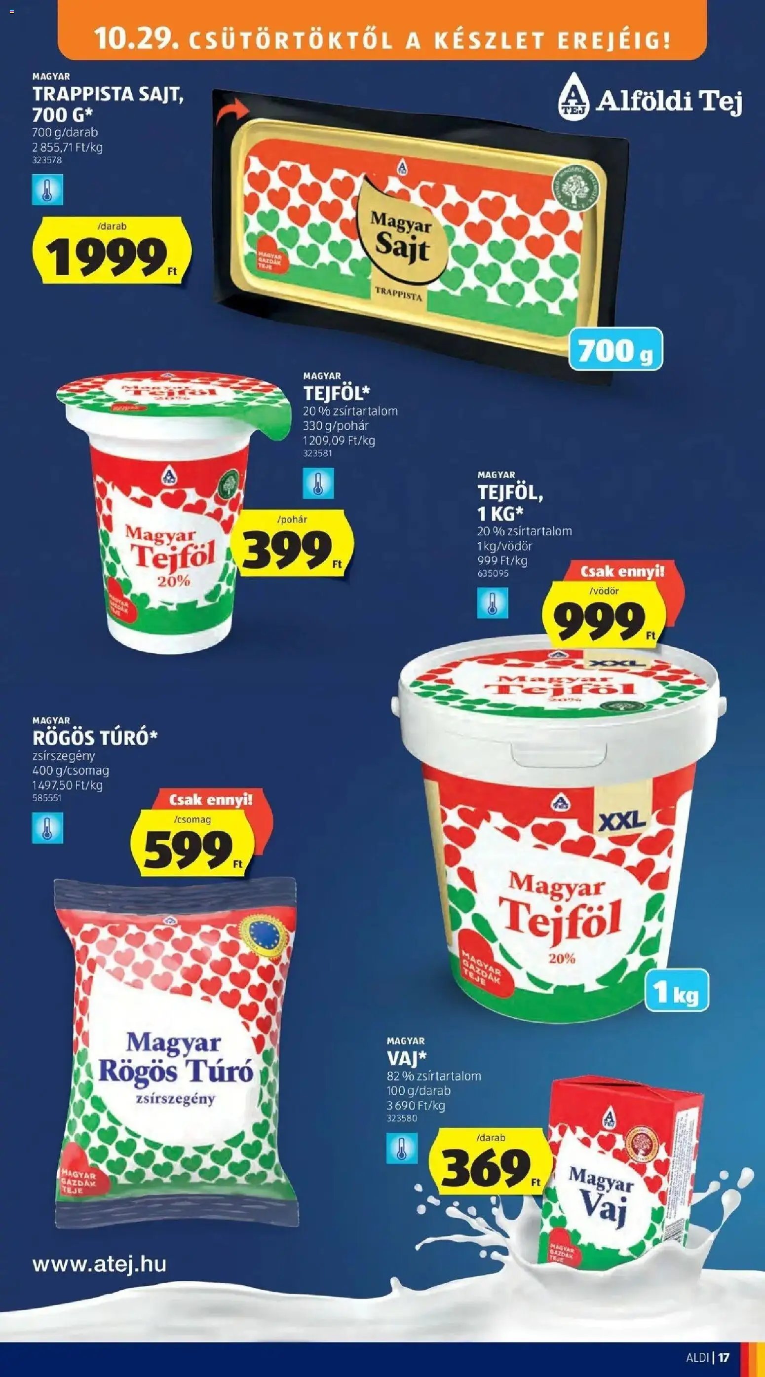Aldi aktuális akciós újság 2026.10.29. - lapozható formában szórólap ✳️