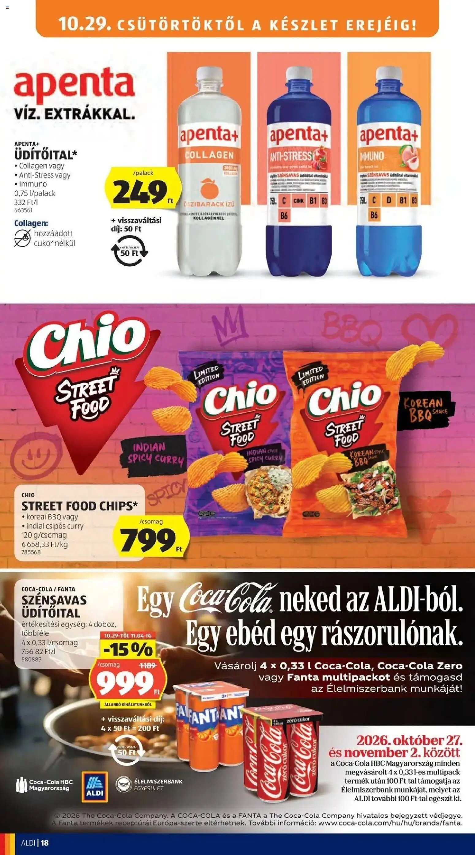 Aldi aktuális akciós újság 2026.10.29. - lapozható formában szórólap ✳️