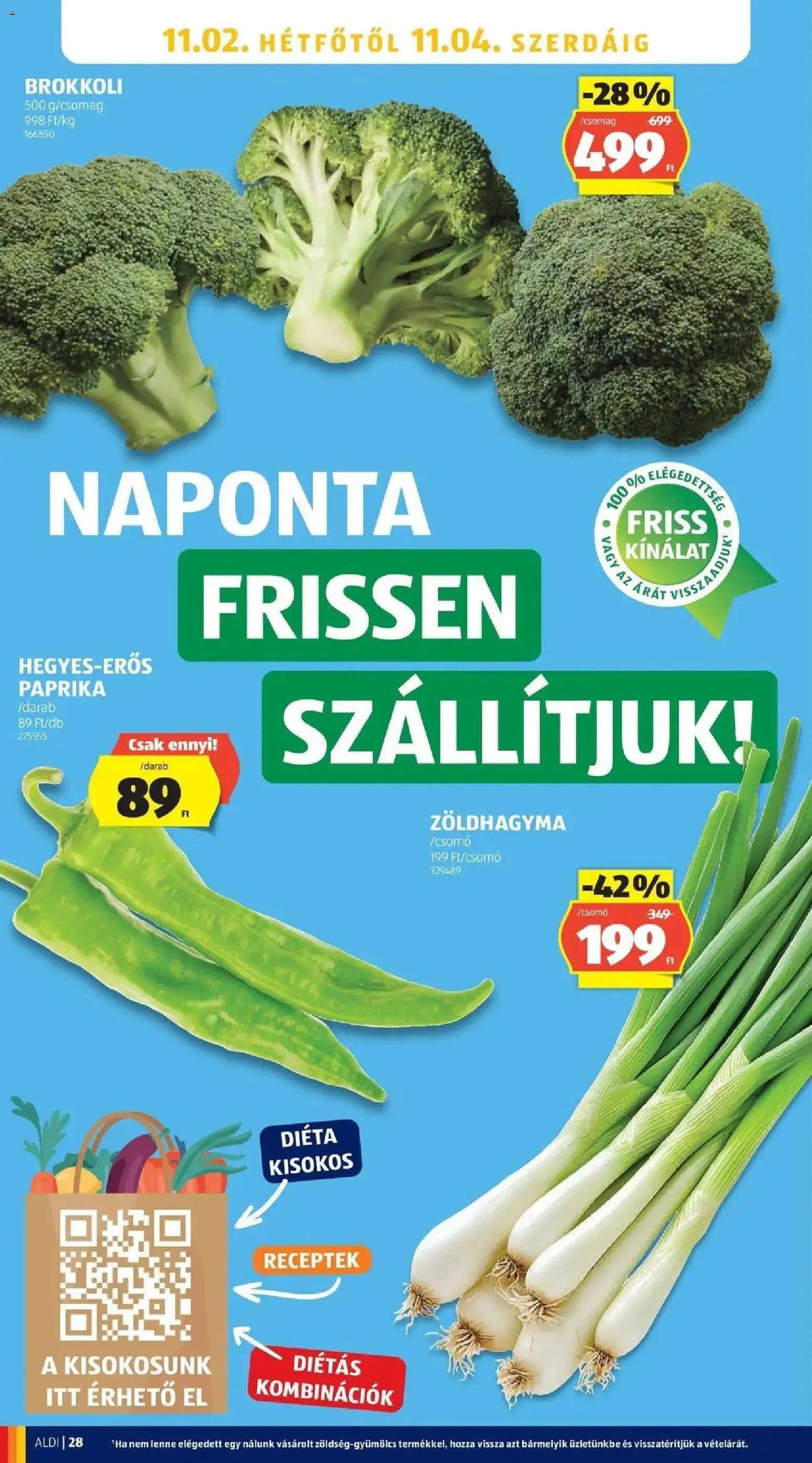 Aldi aktuális akciós újság 2026.10.29. - lapozható formában szórólap ✳️