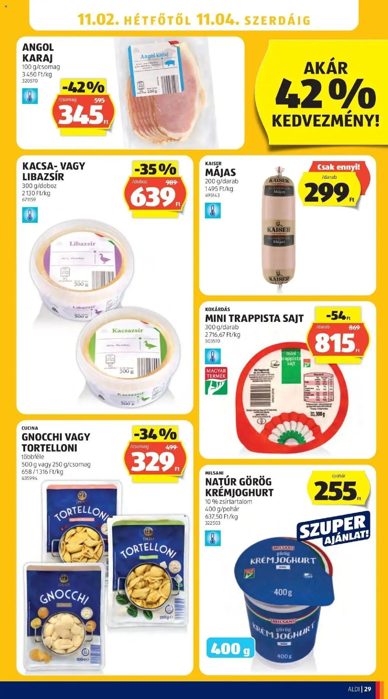 Aldi aktuális akciós újság 2026.10.29. - lapozható formában szórólap ✳️