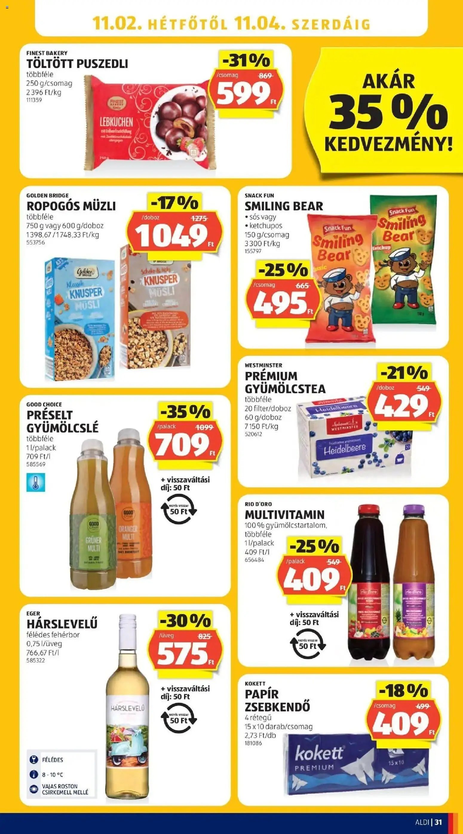 Aldi aktuális akciós újság 2026.10.29. - lapozható formában szórólap ✳️