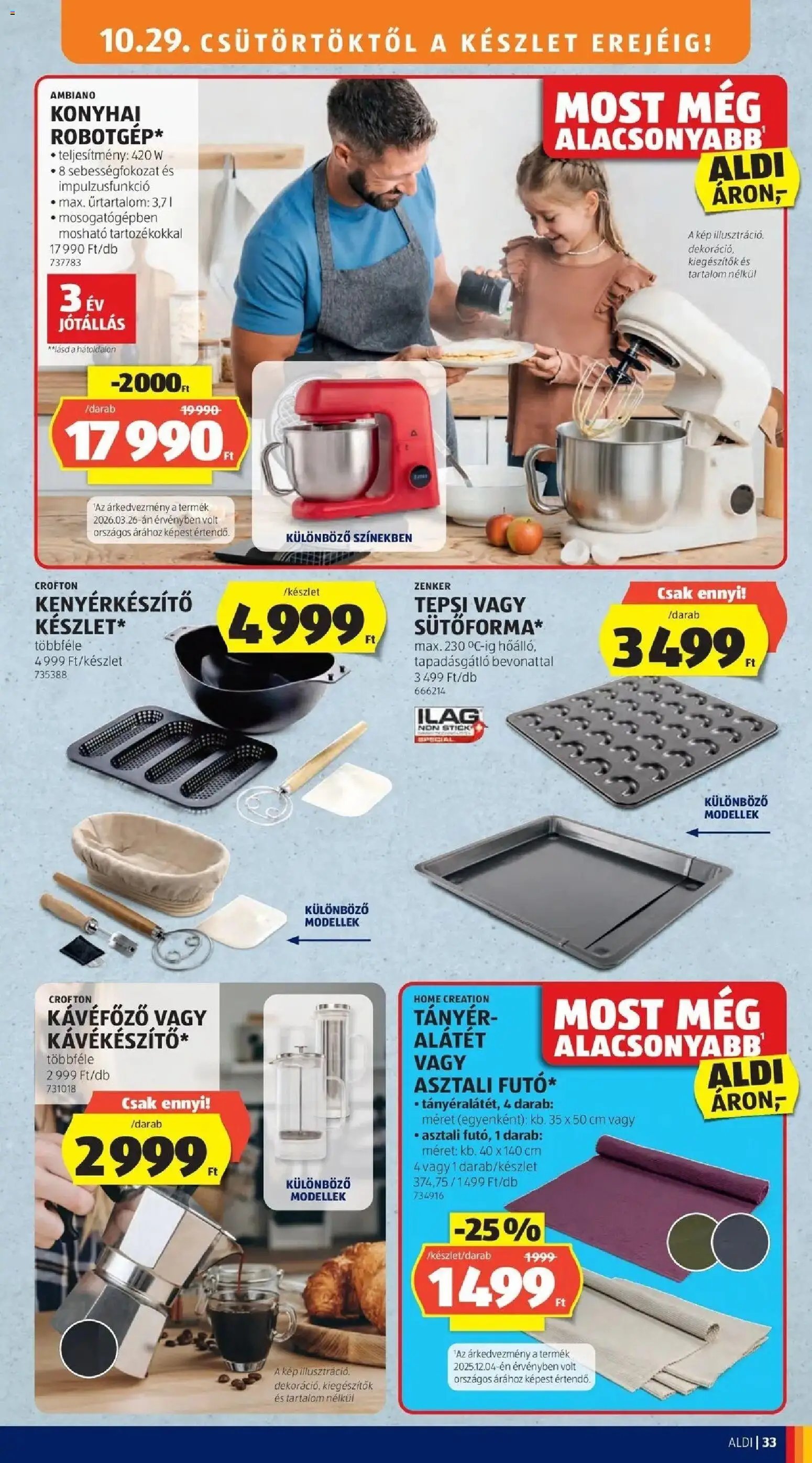 Aldi aktuális akciós újság 2026.10.29. - lapozható formában szórólap ✳️