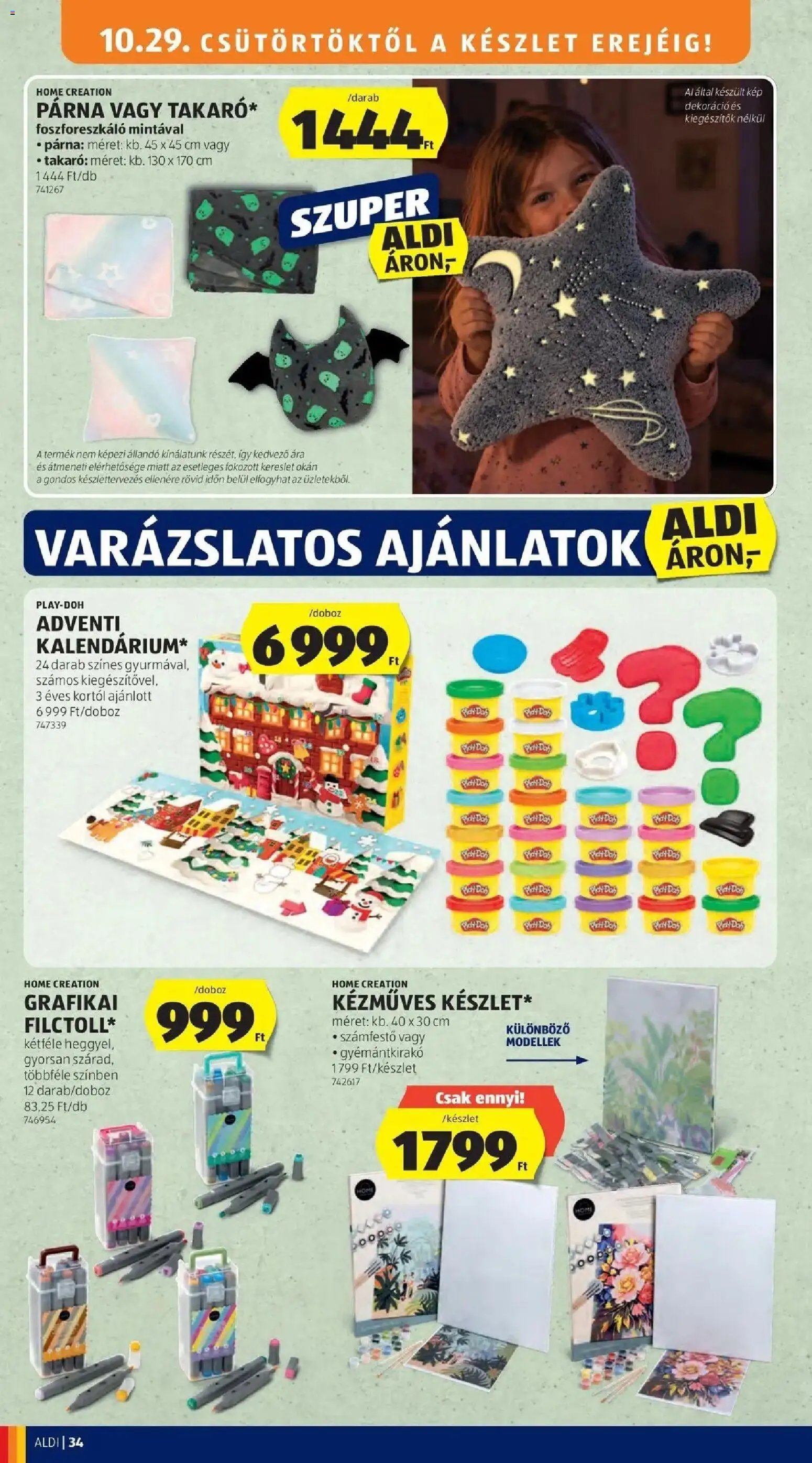 Aldi aktuális akciós újság 2026.10.29. - lapozható formában szórólap ✳️