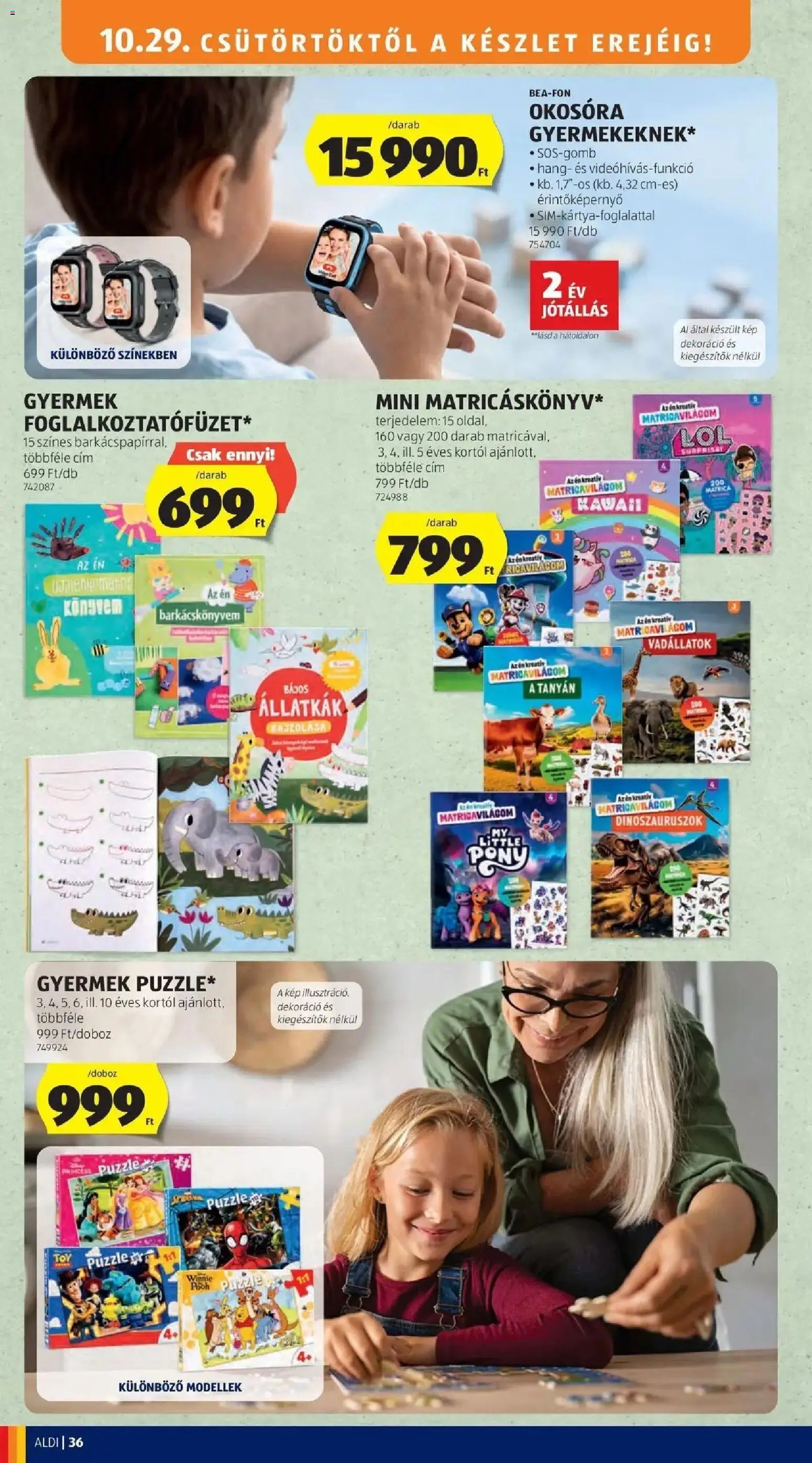 Aldi aktuális akciós újság 2026.10.29. - lapozható formában szórólap ✳️