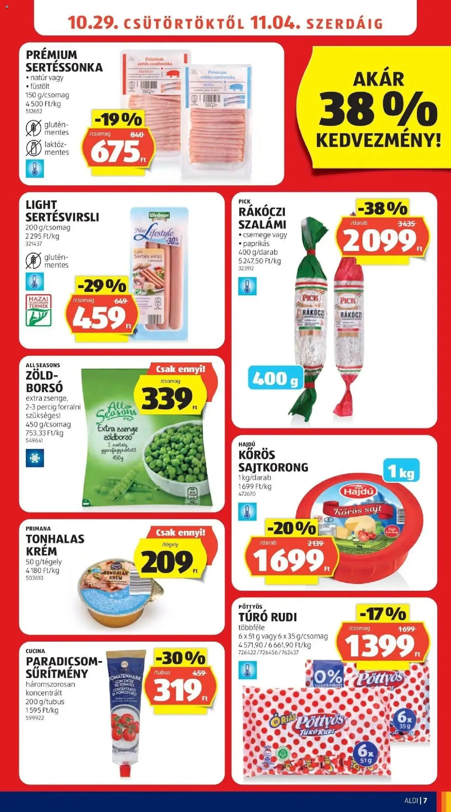 Aldi aktuális akciós újság 2026.10.29. - lapozható formában szórólap ✳️