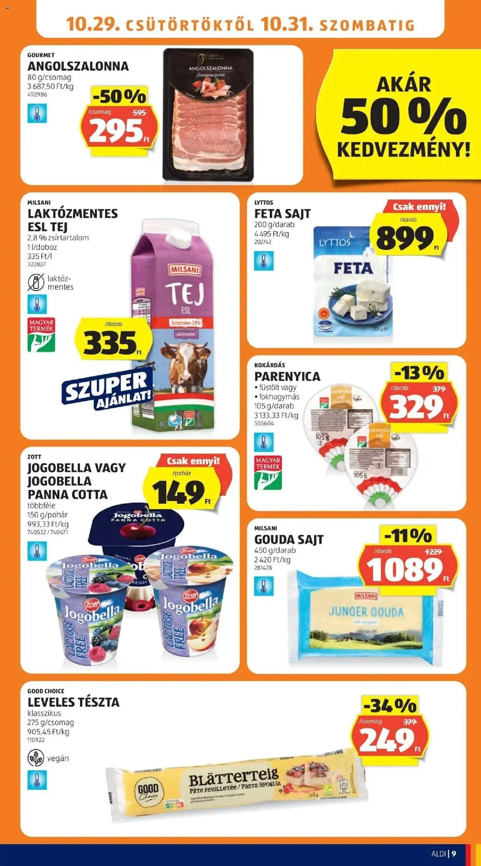 Aldi aktuális akciós újság 2026.10.29. - lapozható formában szórólap ✳️