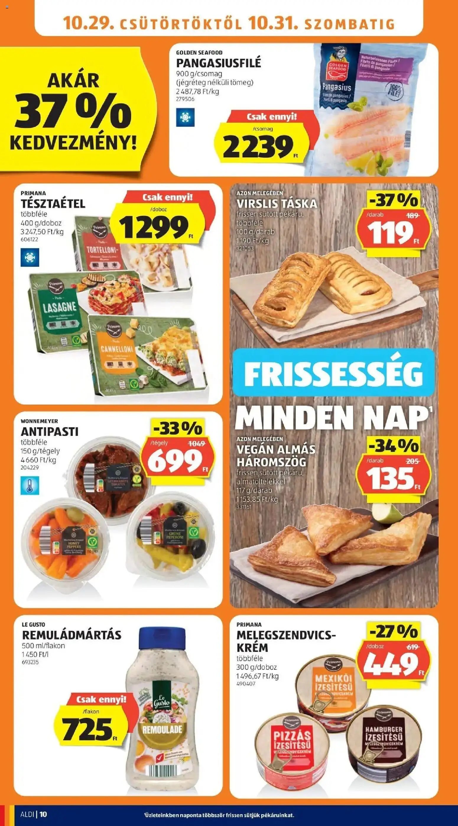 Aldi aktuális akciós újság 2026.10.29. - lapozható formában szórólap ✳️