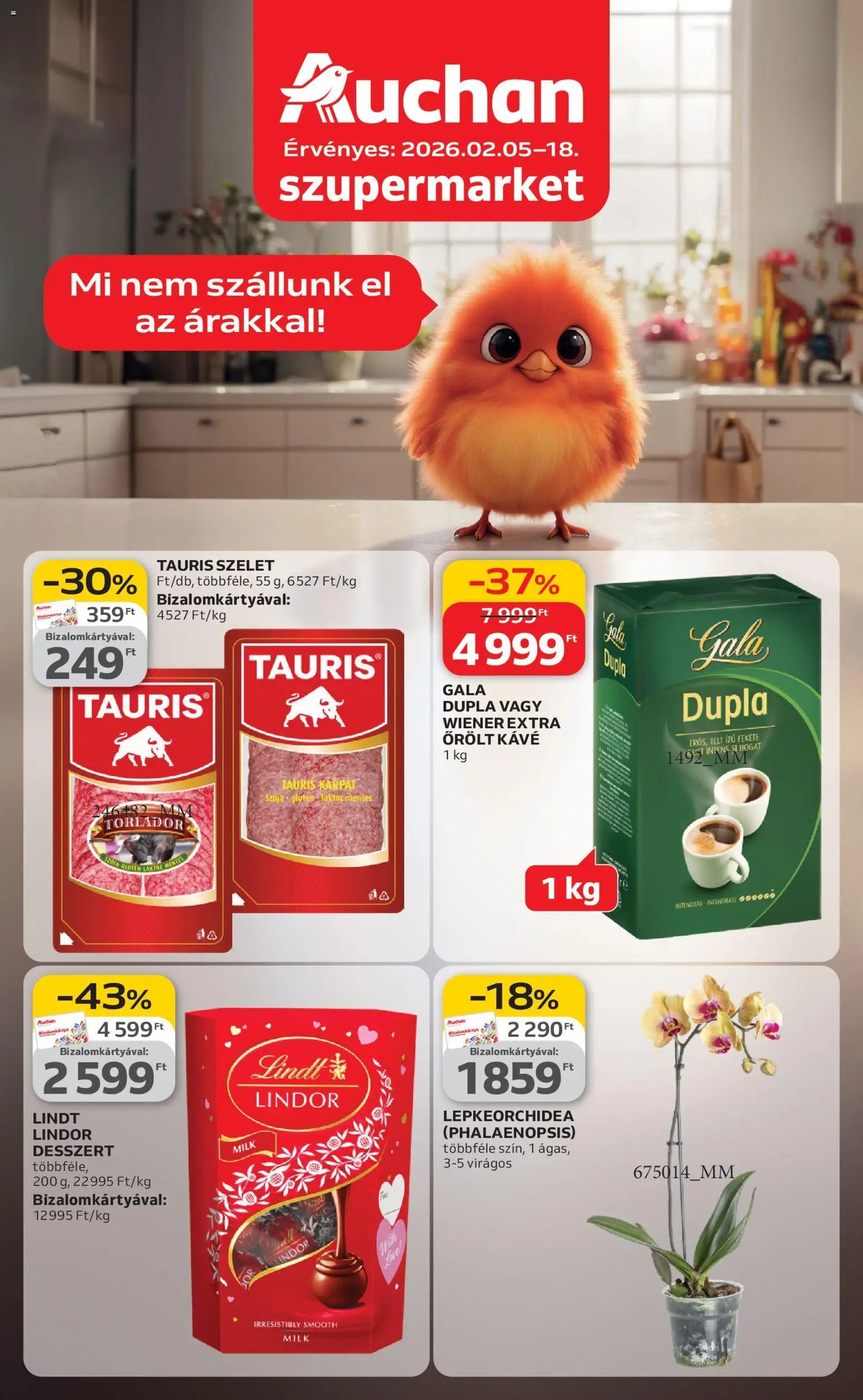 Auchan újság 2026.02.05. Kéthetes Szupermarket ajánlataink (2026-02-05 - 2026-02-18)