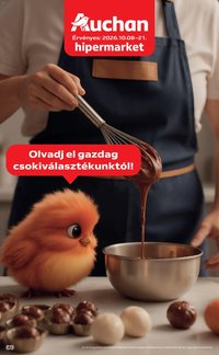 Auchan újság 2026.10.08. Auchan Csokoládé ajánlatok