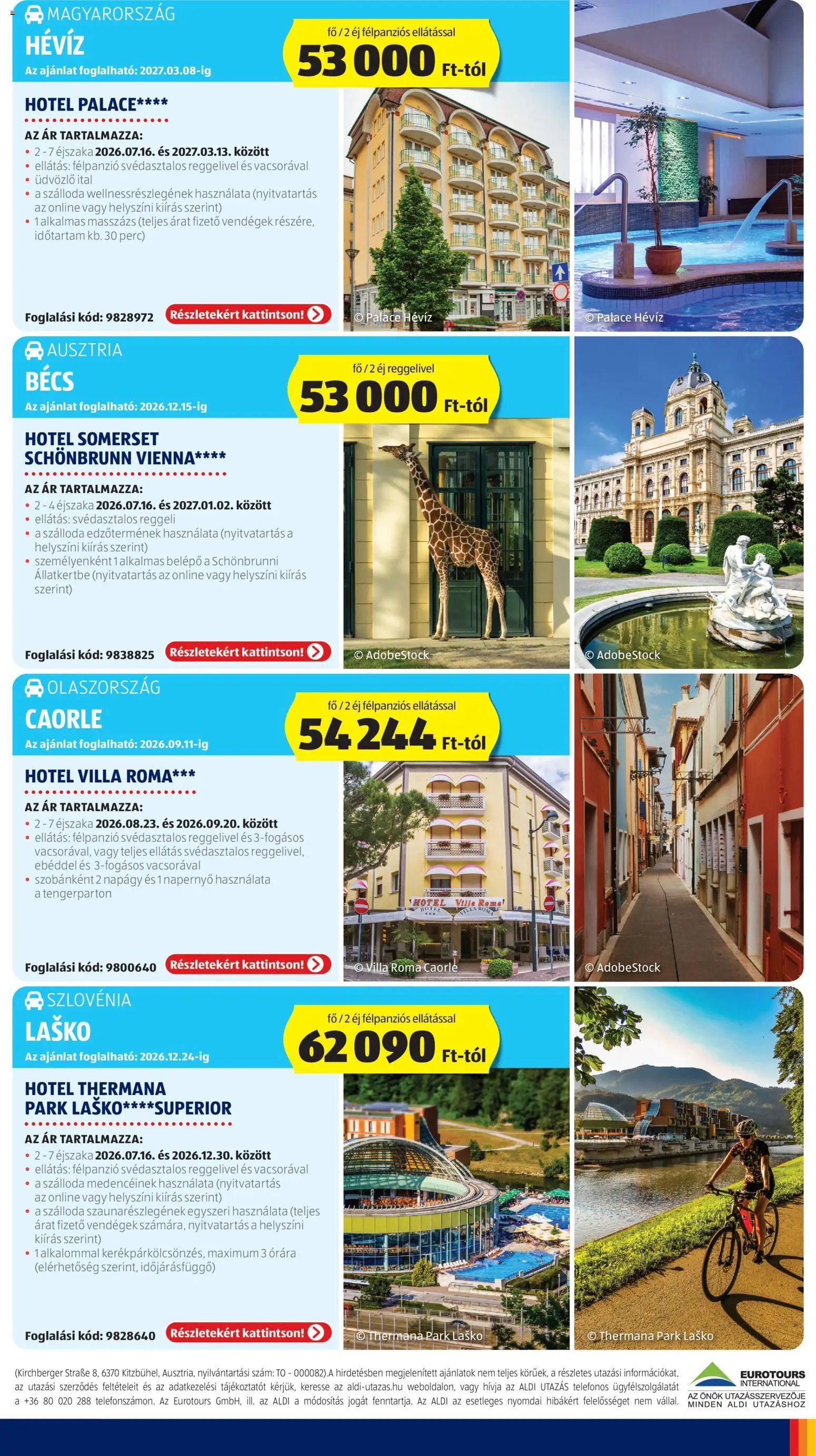 Aldi újság 2026.07.16. Aldi Utazás katalógus