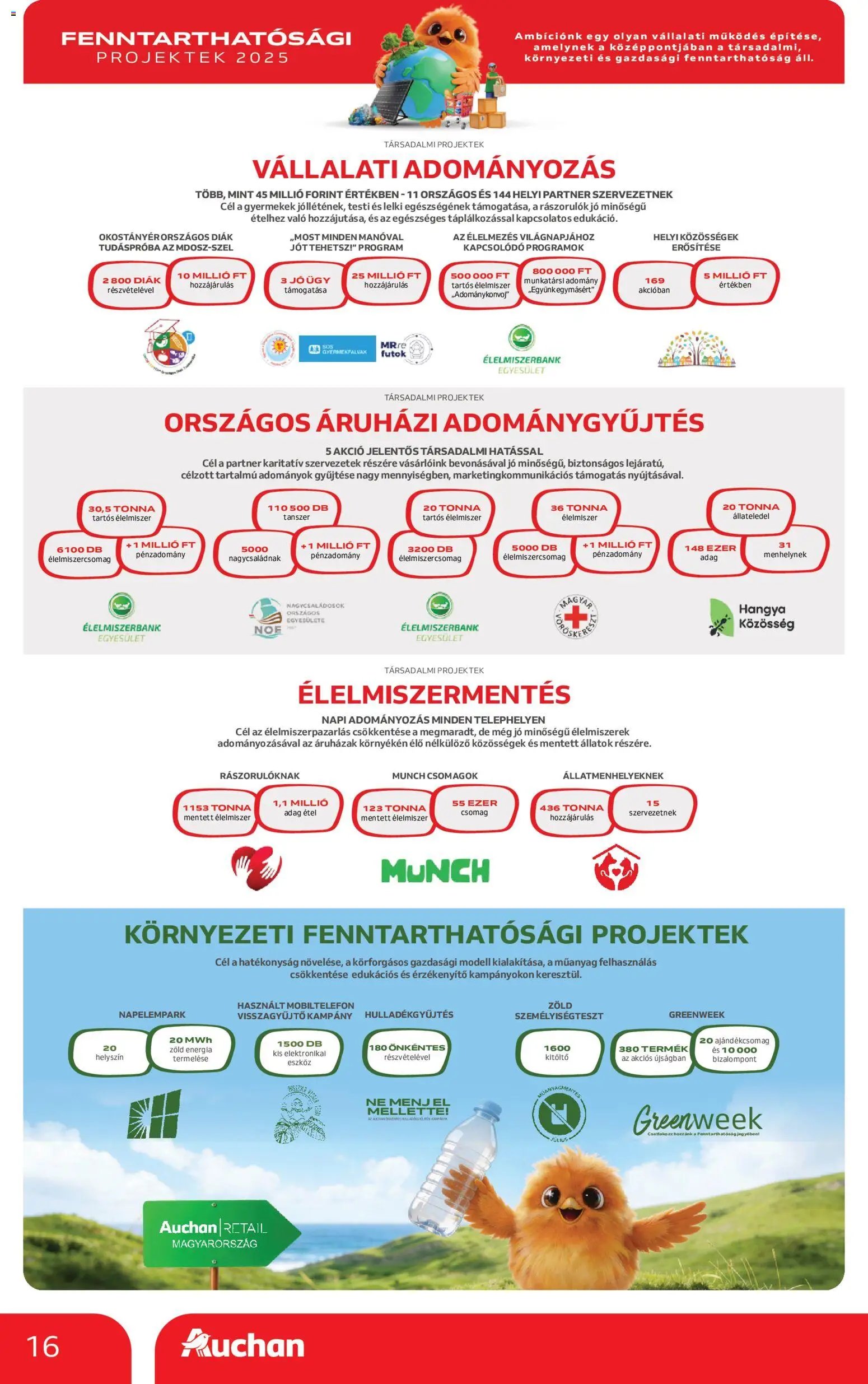 Auchan újság 2026.04.23. Auchan Green week ajánlataink (2026-04-23 - 2026-05-06)
