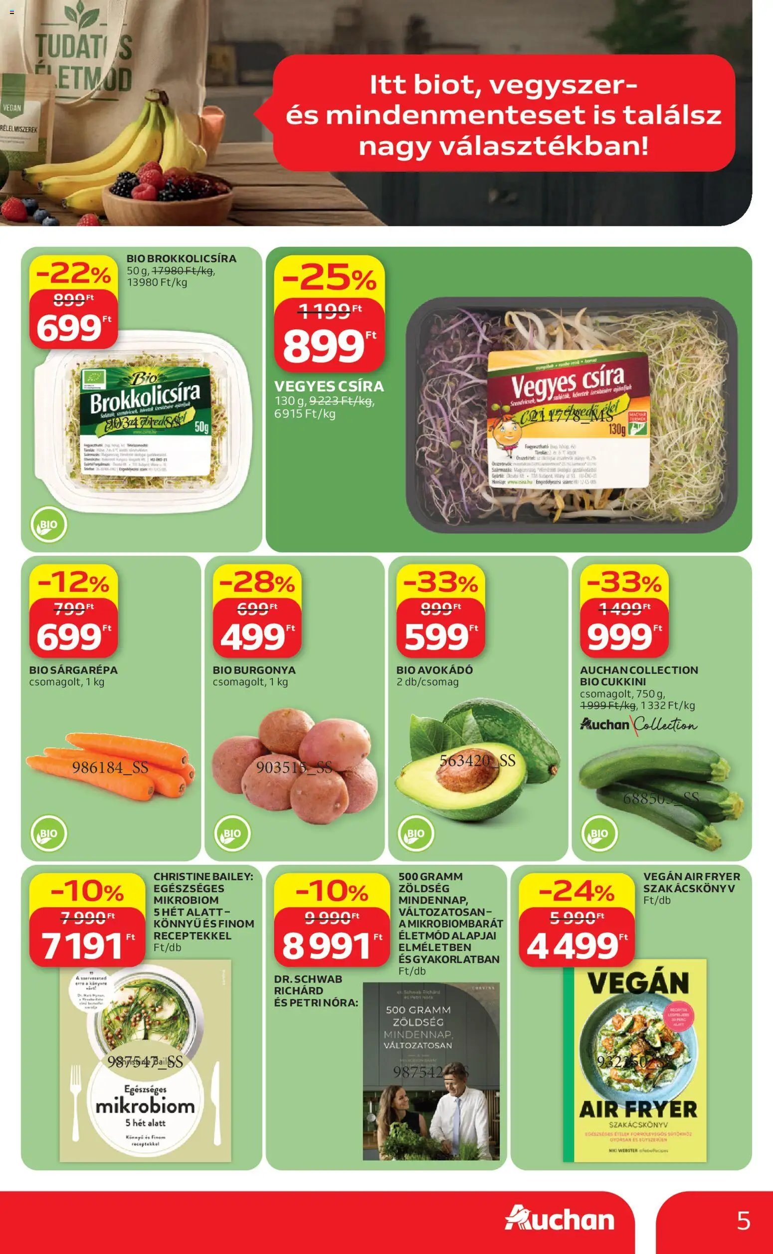 Auchan újság 2026.04.23. Auchan Green week ajánlataink (2026-04-23 - 2026-05-06)
