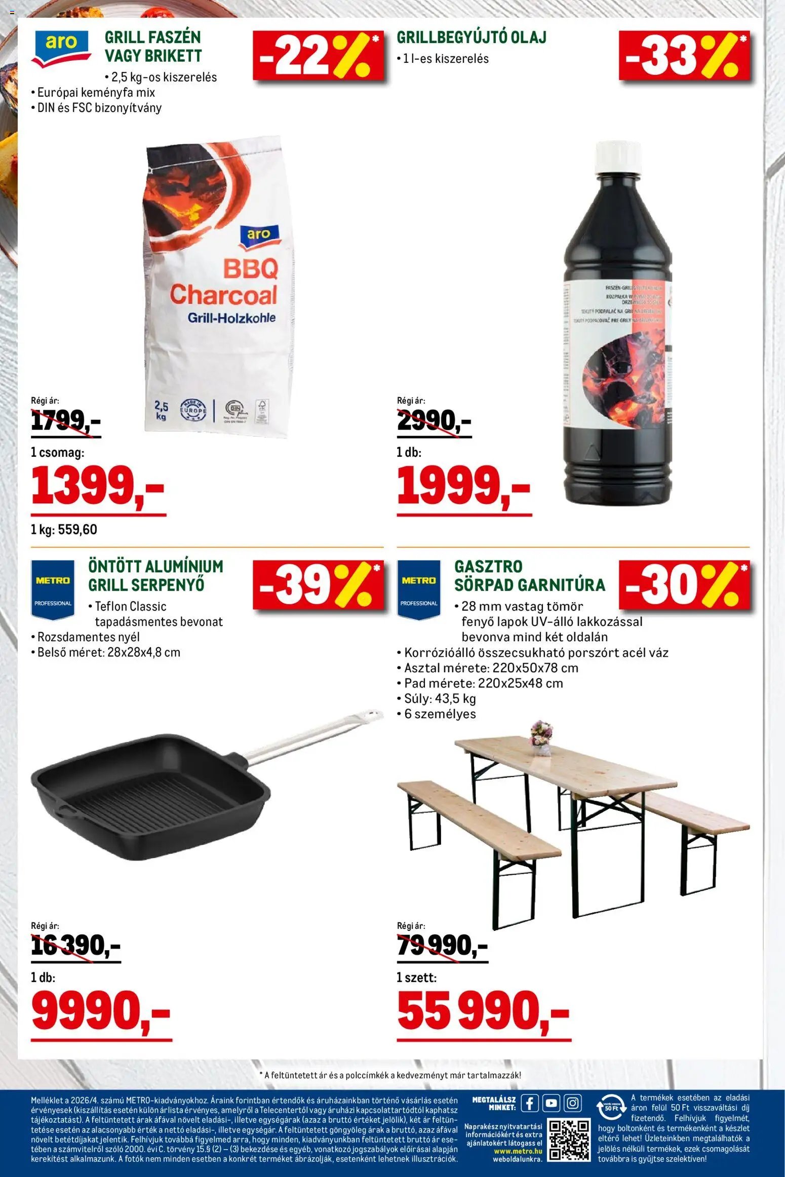 Metro újság 2026.04.07. Metro Grillszezon katalógus 2026/04 (2026-04-07 - 2026-04-30)