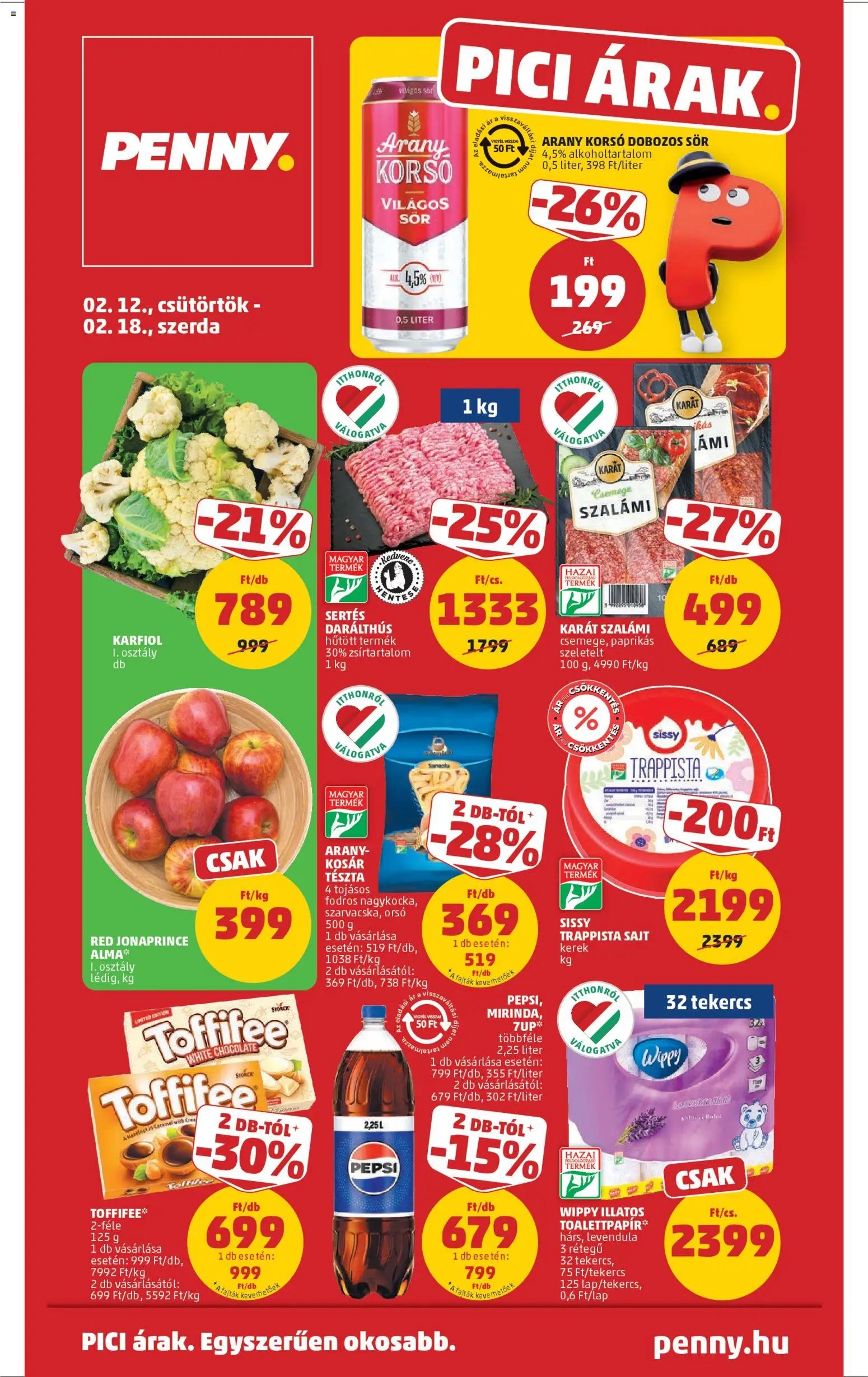 PENNY újság 2026.02.12. Akciós újság PENNY (2026-02-12 - 2026-02-18)