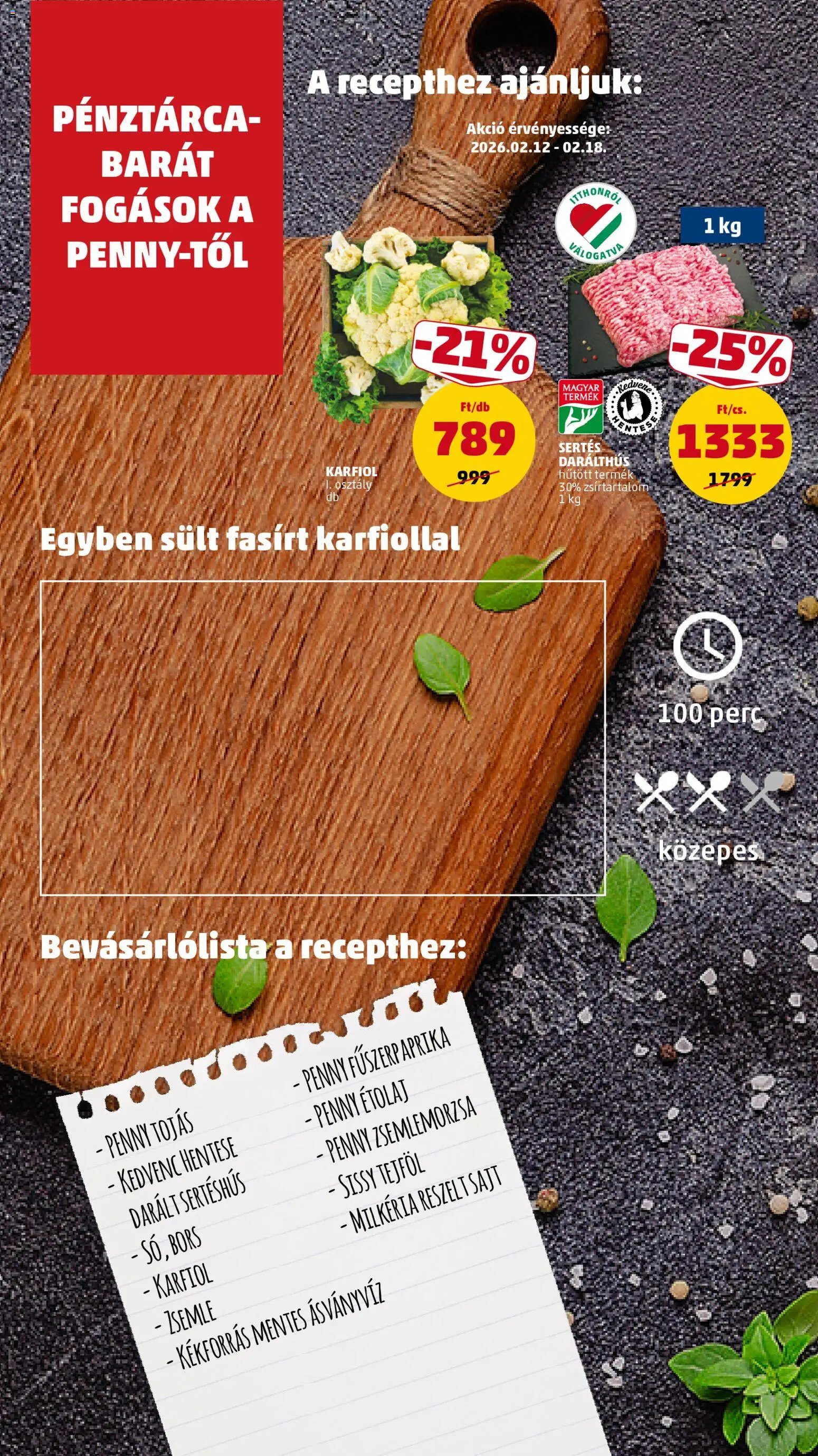 PENNY újság 2026.02.12. Akciós újság PENNY (2026-02-12 - 2026-02-18)