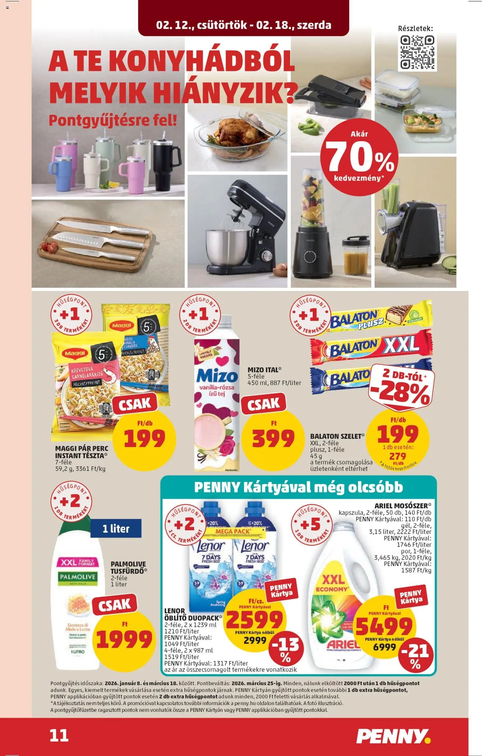 PENNY újság 2026.02.12. Akciós újság PENNY (2026-02-12 - 2026-02-18)