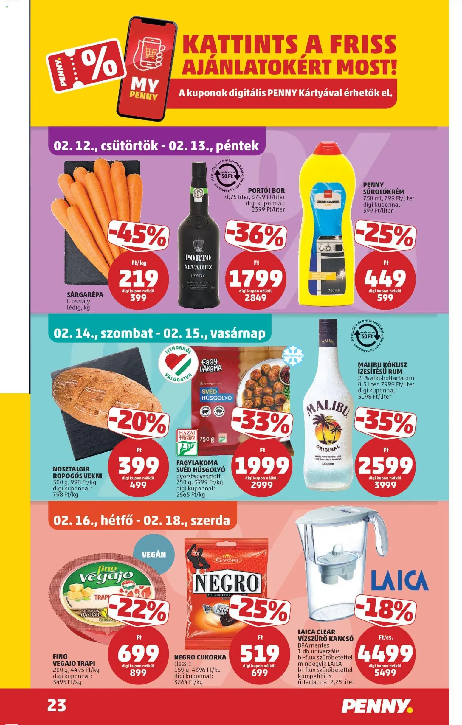 PENNY újság 2026.02.12. Akciós újság PENNY (2026-02-12 - 2026-02-18)