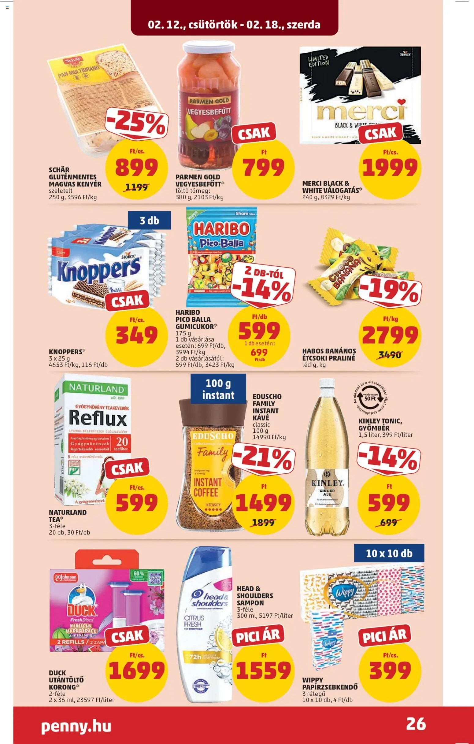 PENNY újság 2026.02.12. Akciós újság PENNY (2026-02-12 - 2026-02-18)