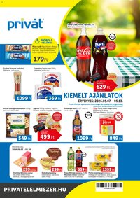 PRIVÁT újság 2026.05.07. PRIVÁT akciós újság (2026-05-07 - 2026-05-13)