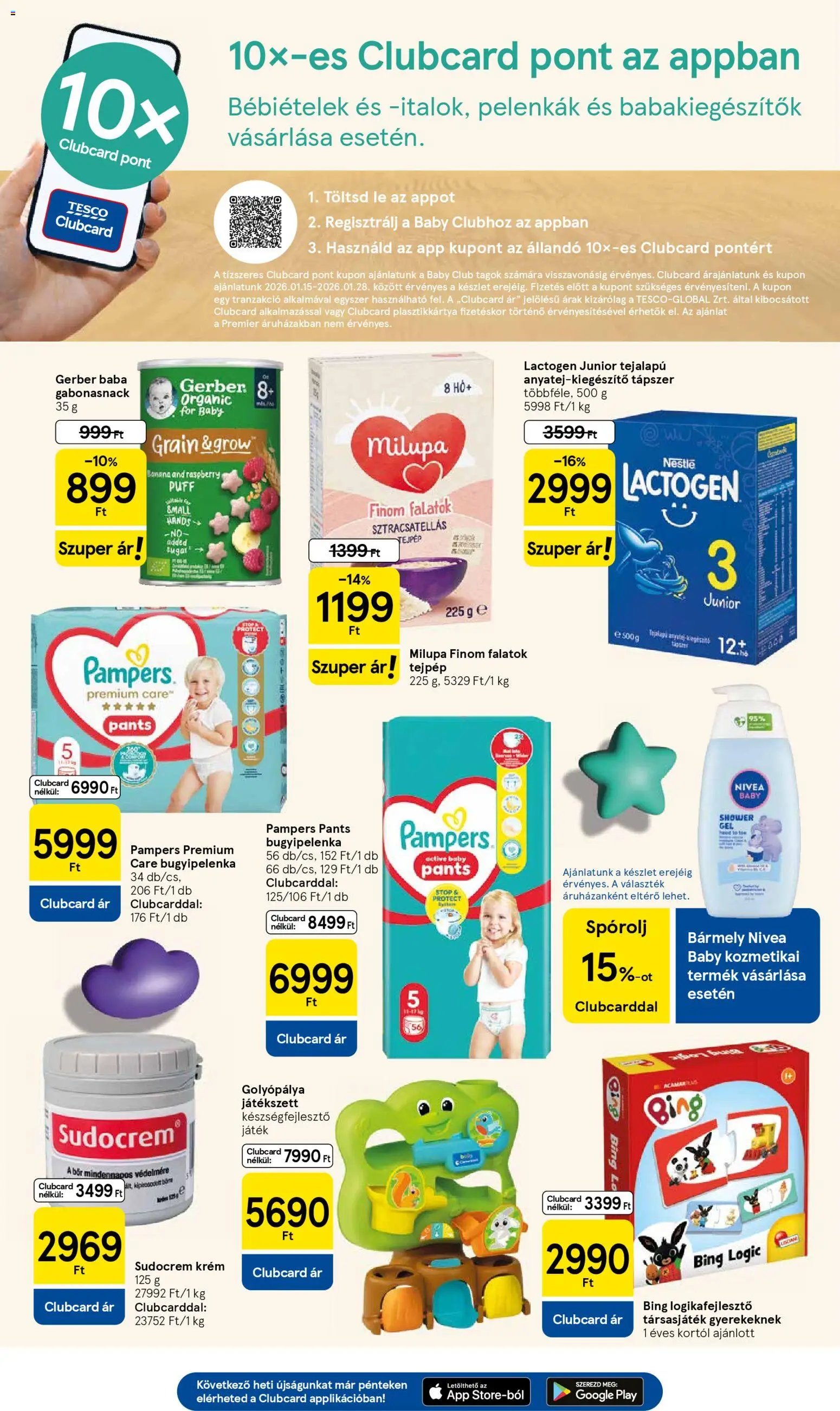 Tesco újság 2026.01.15. Szupermarket akciós újság (2026-01-15 - 2026-01-21)