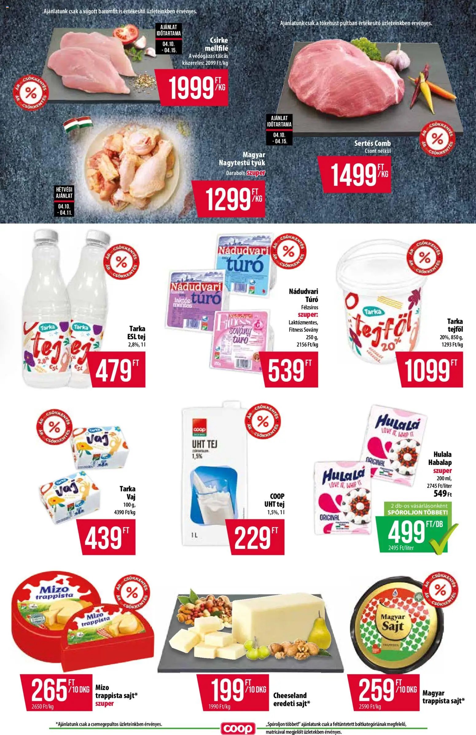 COOP újság 2026.04.09. COOP - Abc & szuper / Alföld Pro-Coop Zrt. (2026-04-09 - 2026-04-15)