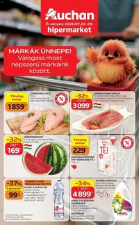 Auchan újság 2026.07.23. Auchan akciós újság Kecskemét