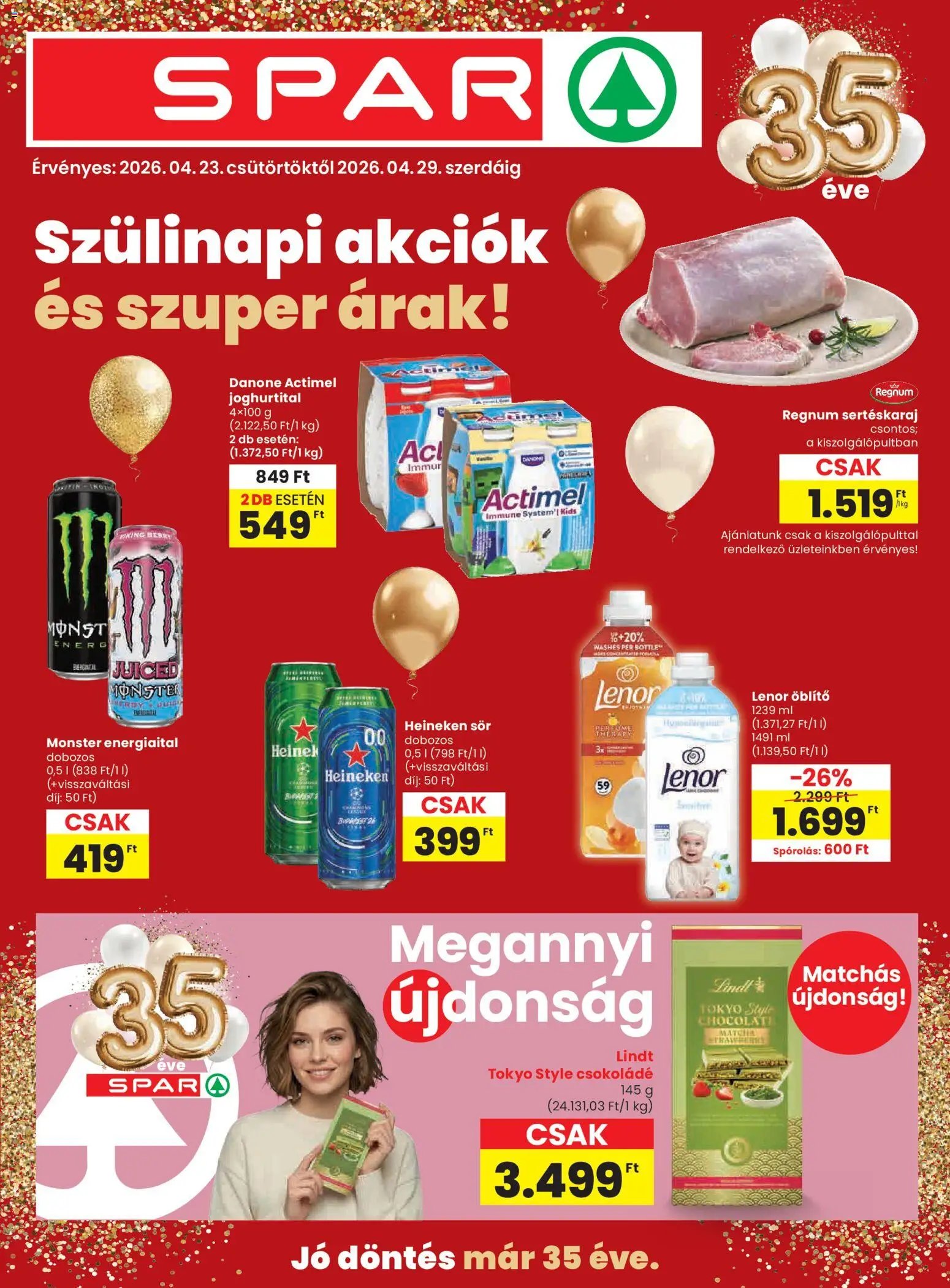 Spar újság 2026.04.23. Spar akciós újság (2026-04-23 - 2026-04-29)