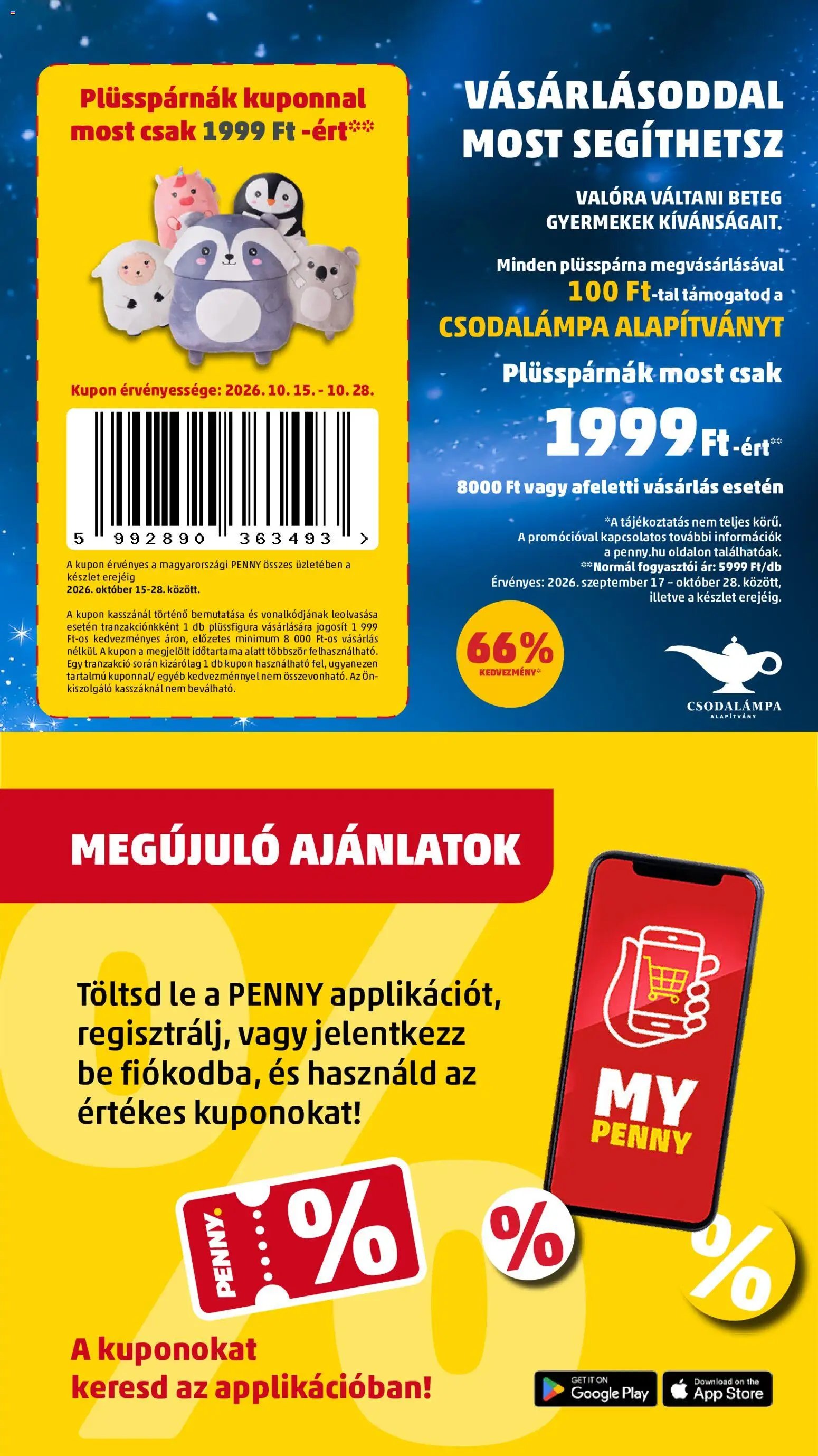 PENNY akciós ujság 2026.10.22. 🎃 HALLOWEEN 🧡