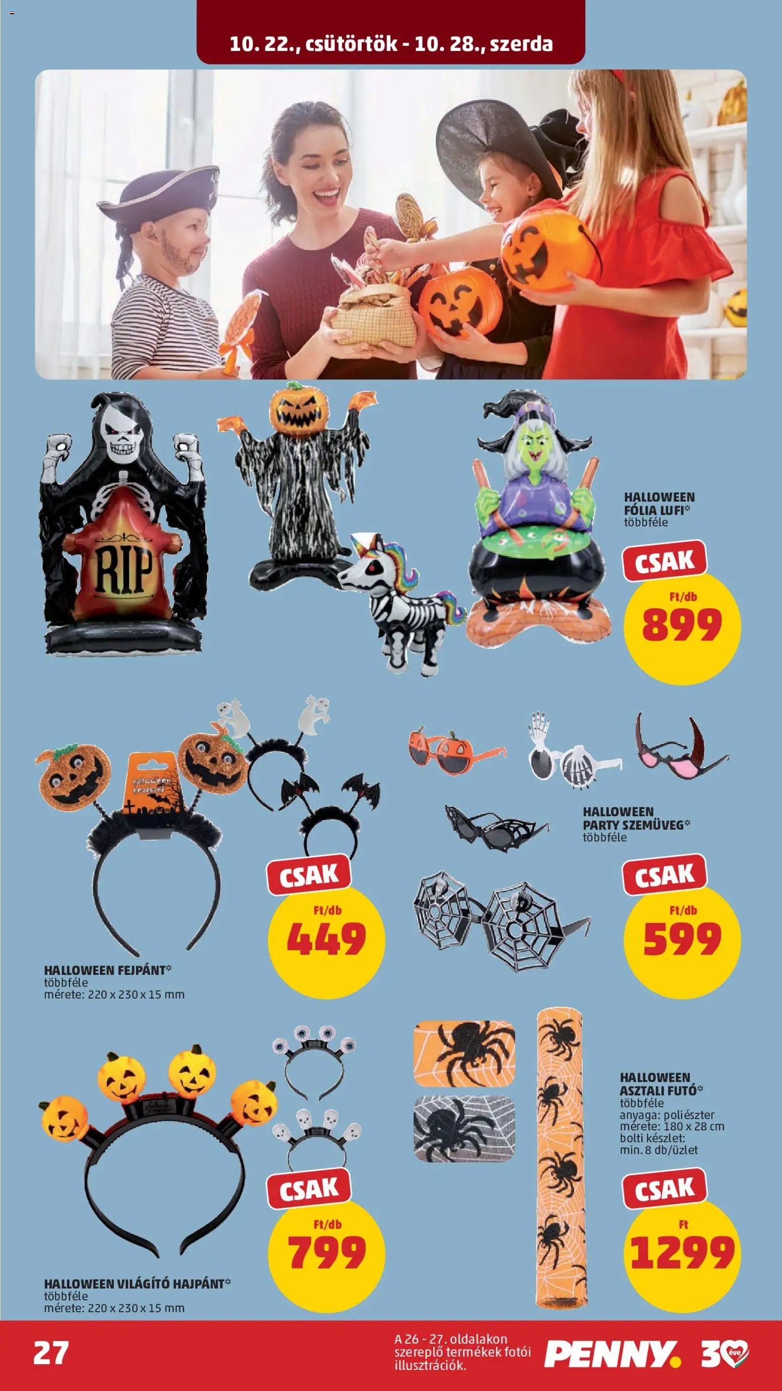 PENNY akciós ujság 2026.10.22. 🎃 HALLOWEEN 🧡