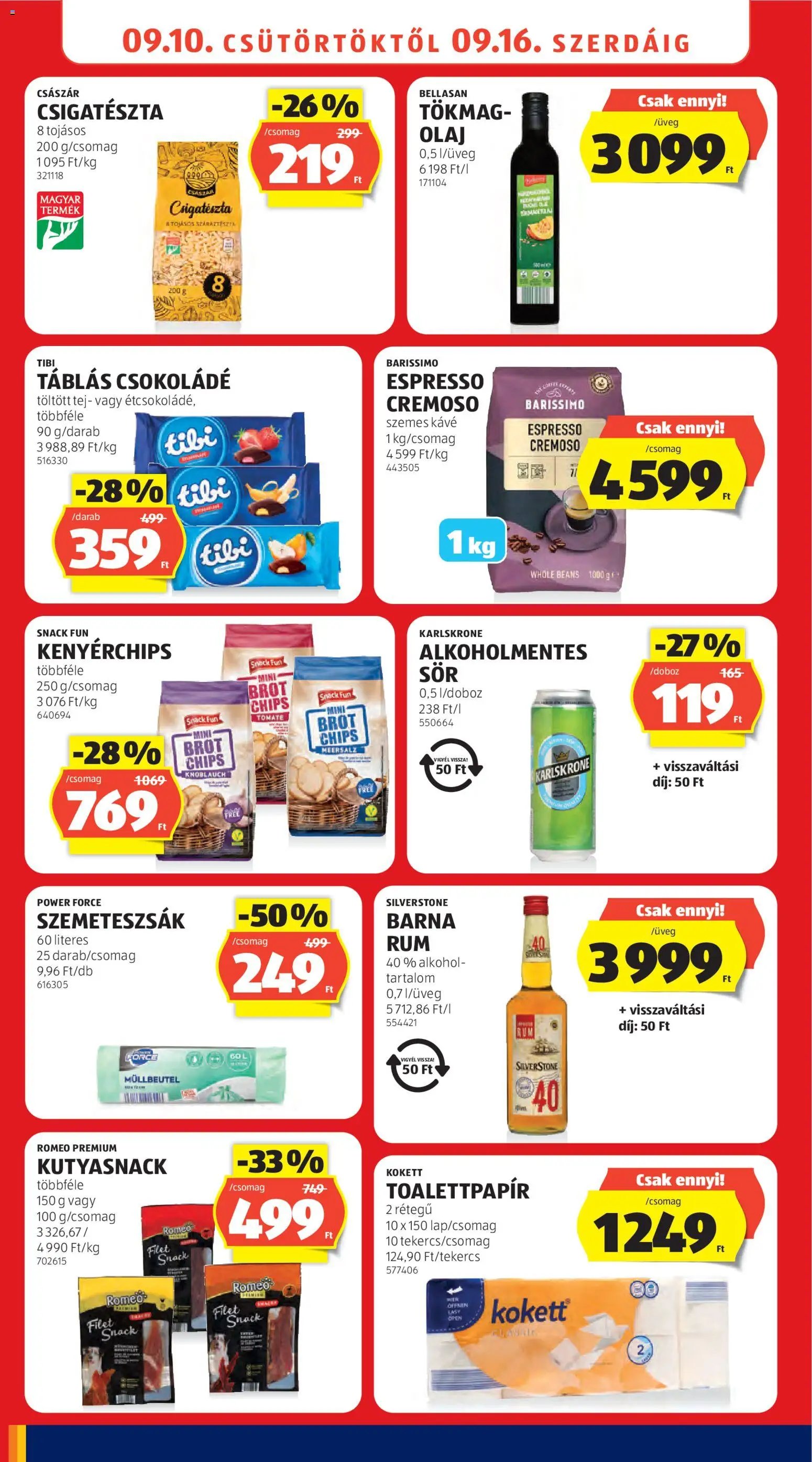 Aldi újság 2026.09.10. Aldi akciós újság