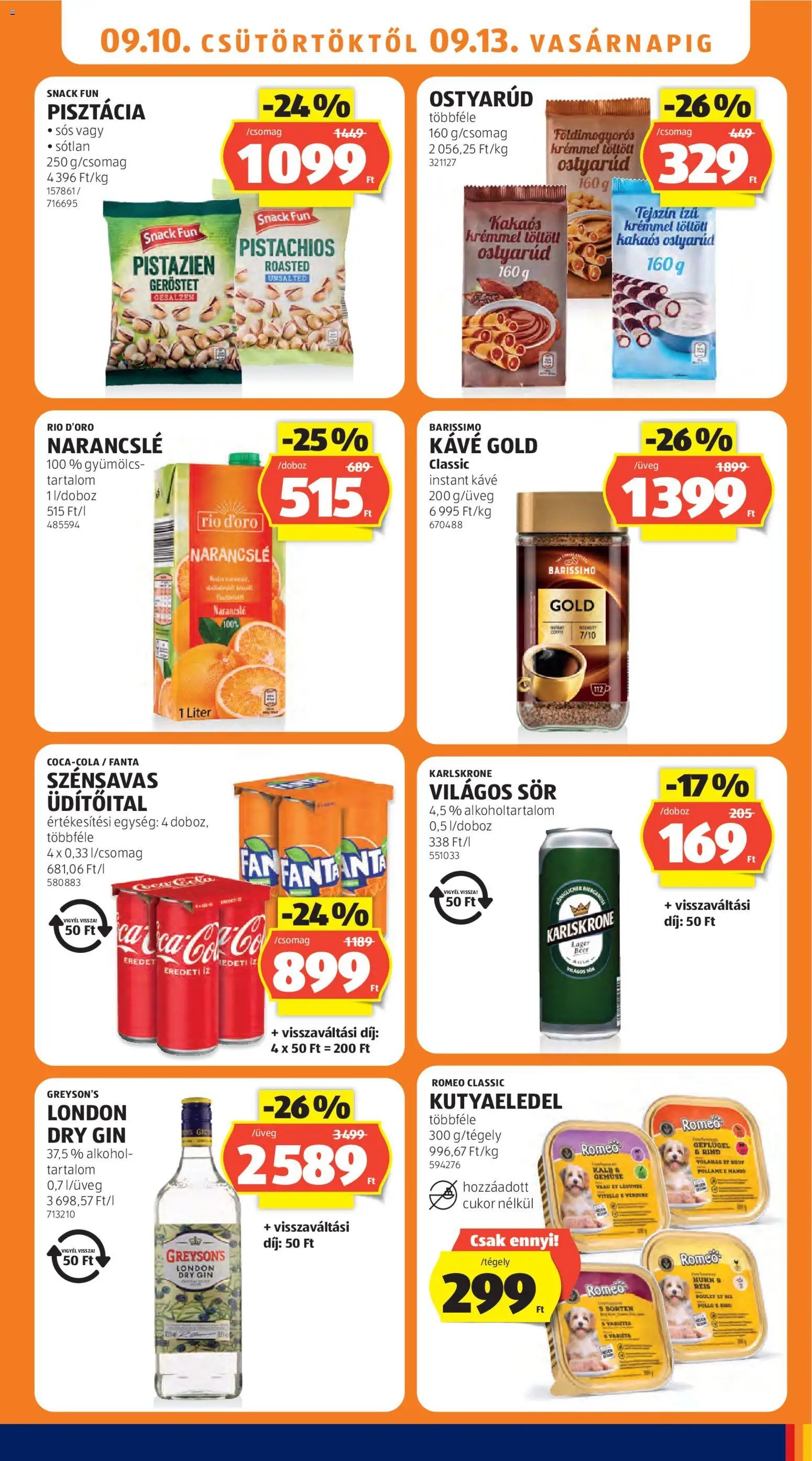 Aldi újság 2026.09.10. Aldi akciós újság
