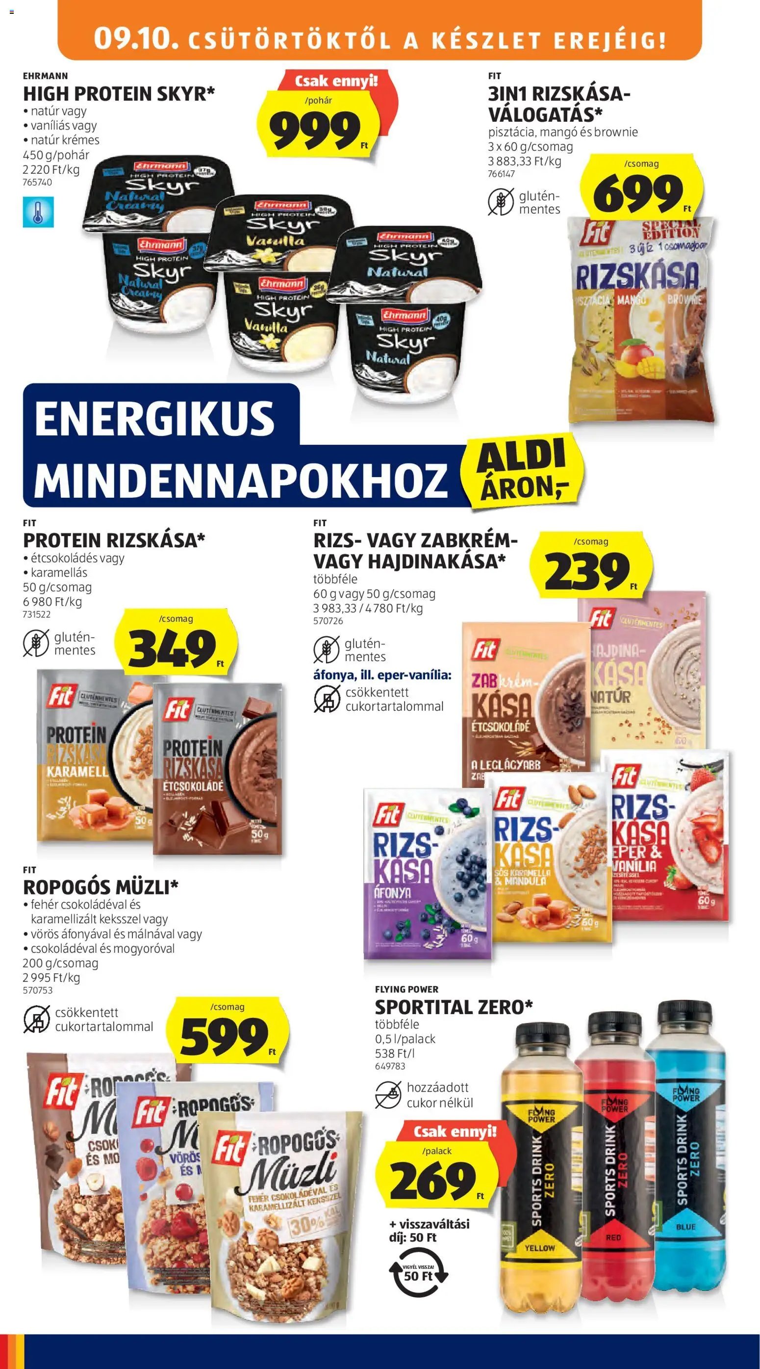 Aldi újság 2026.09.10. Aldi akciós újság
