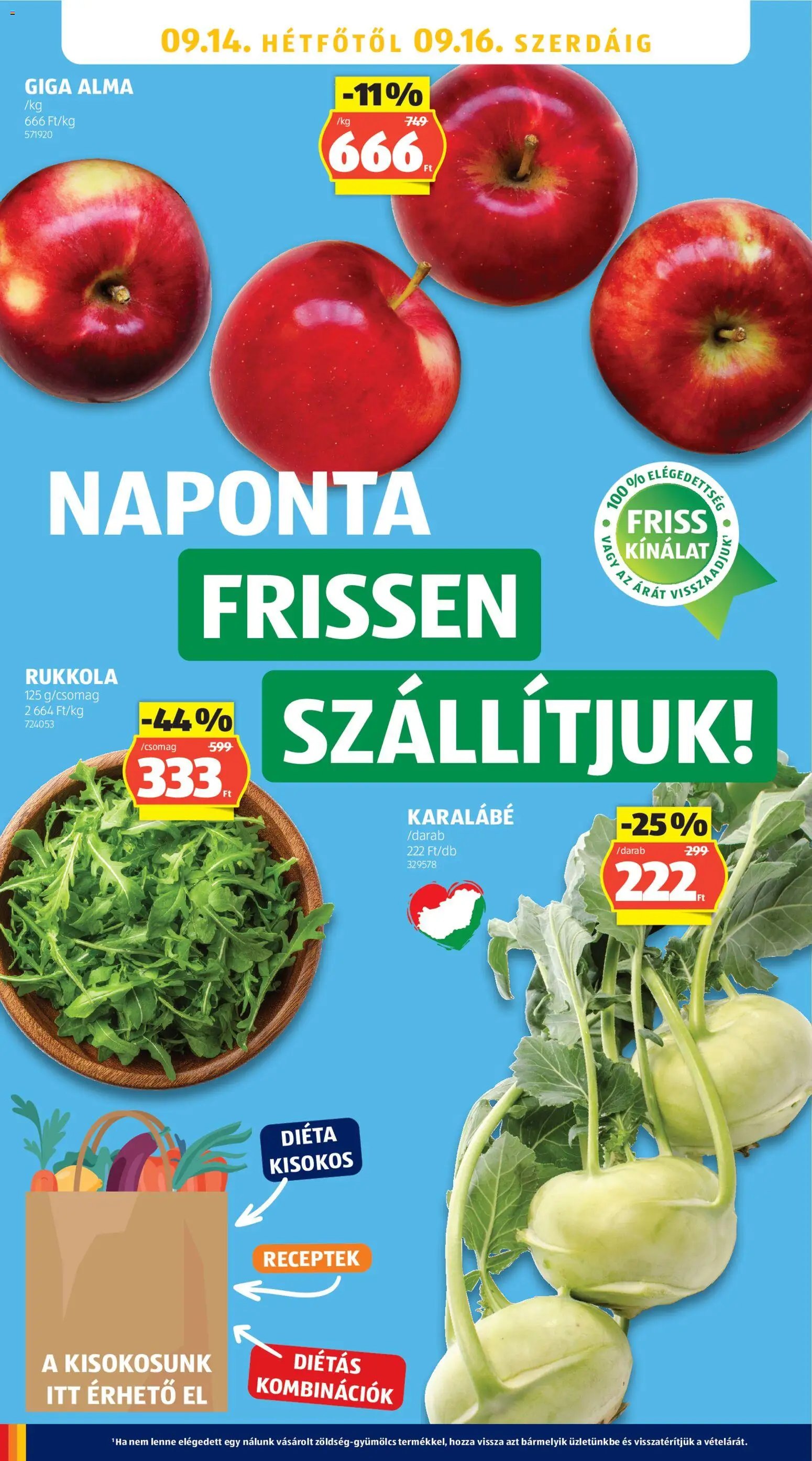 Aldi újság 2026.09.10. Aldi akciós újság