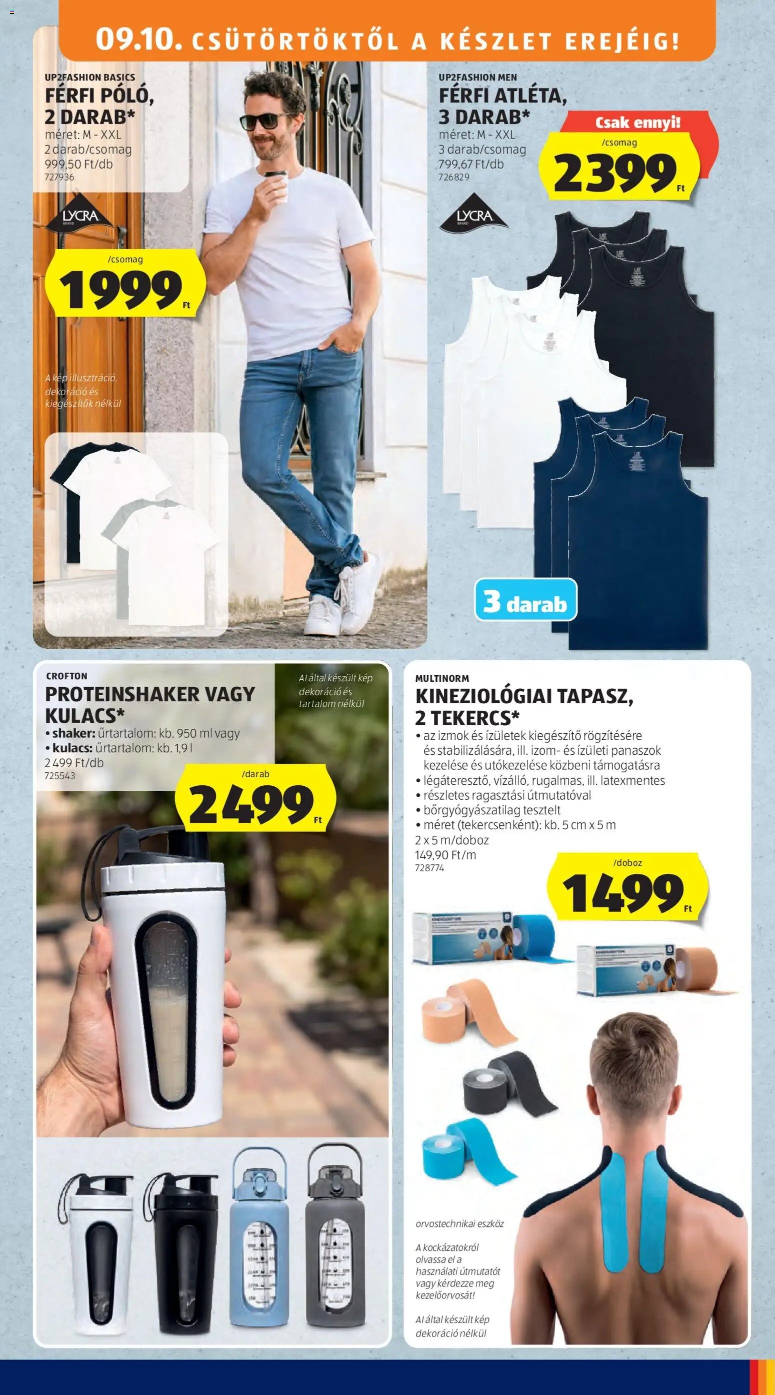 Aldi újság 2026.09.10. Aldi akciós újság
