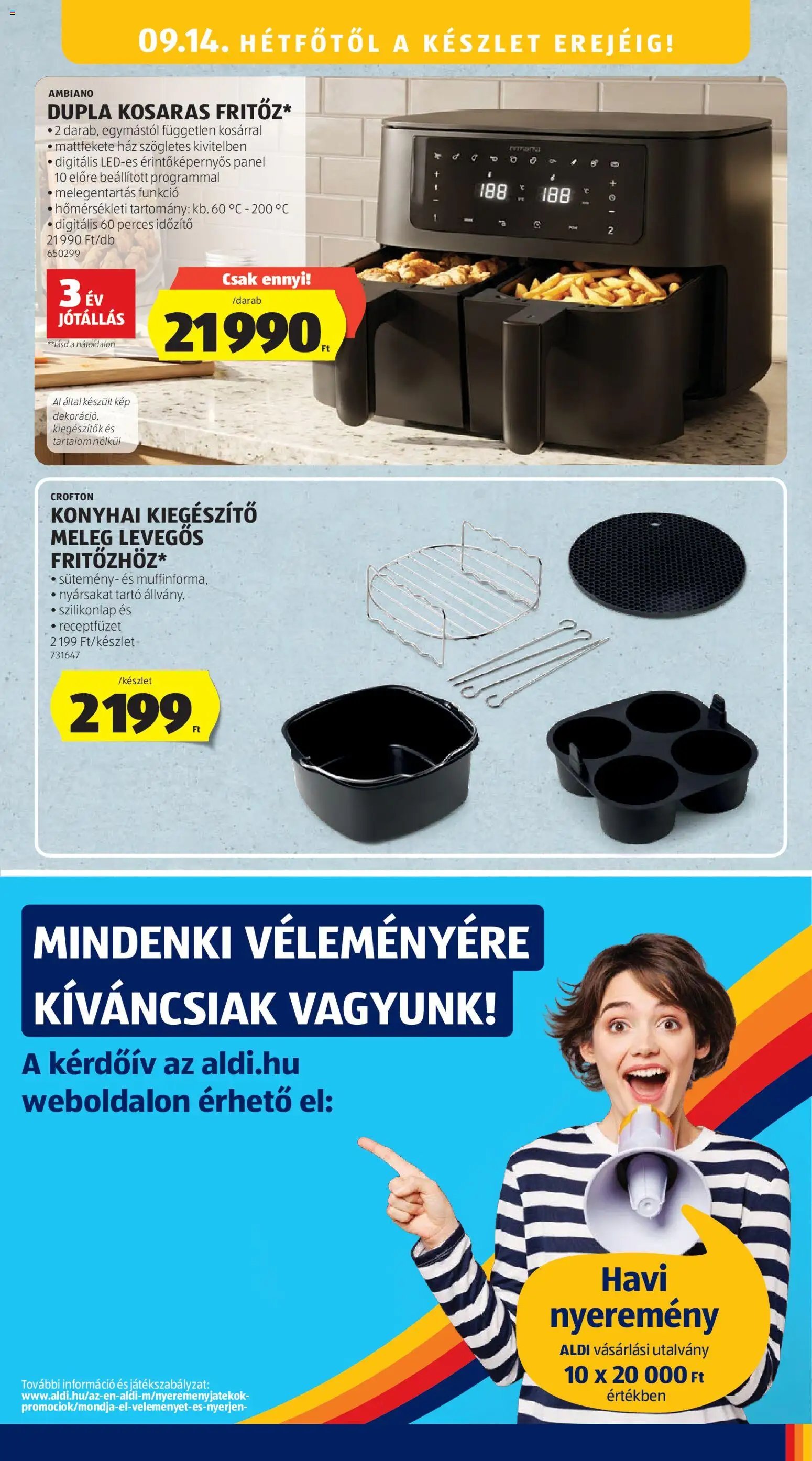 Aldi újság 2026.09.10. Aldi akciós újság