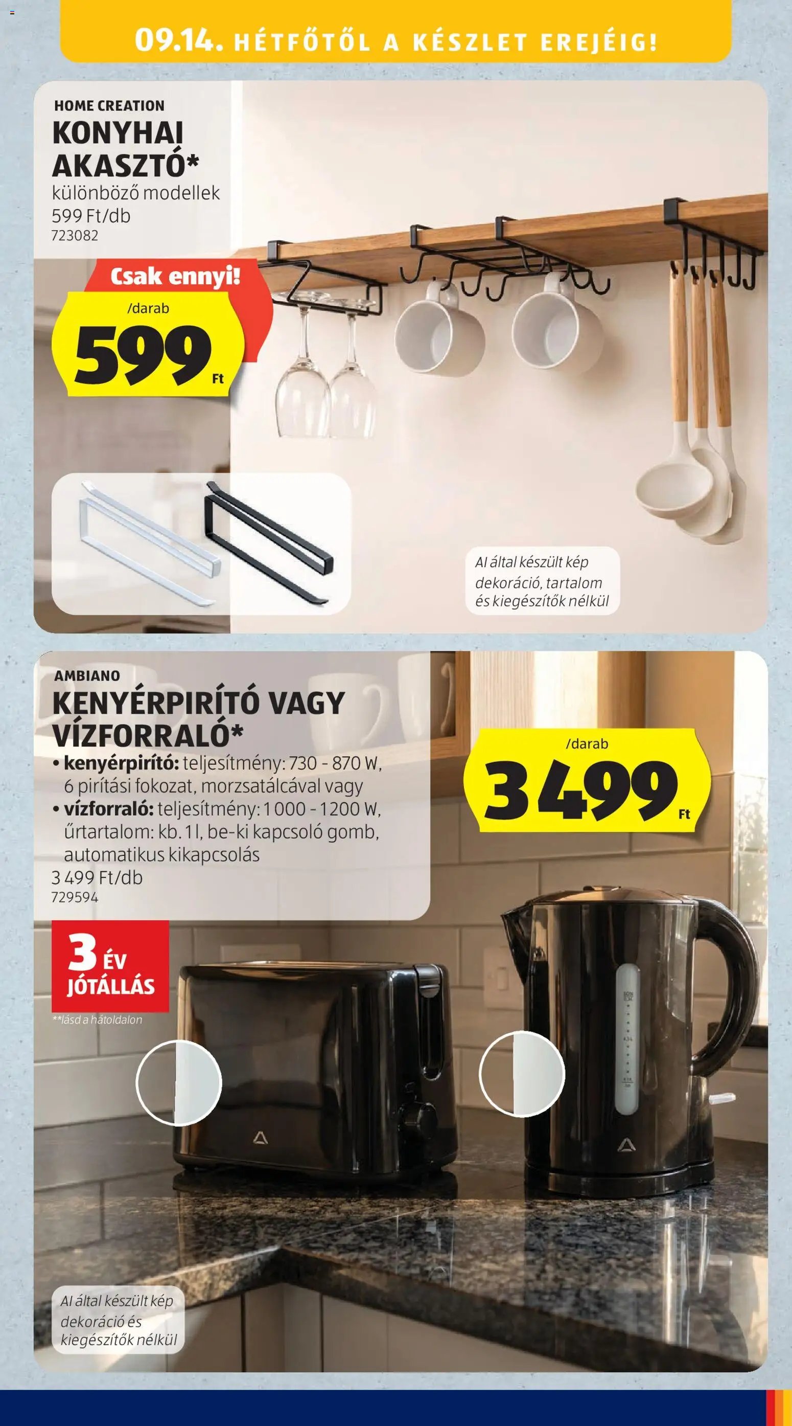 Aldi újság 2026.09.10. Aldi akciós újság