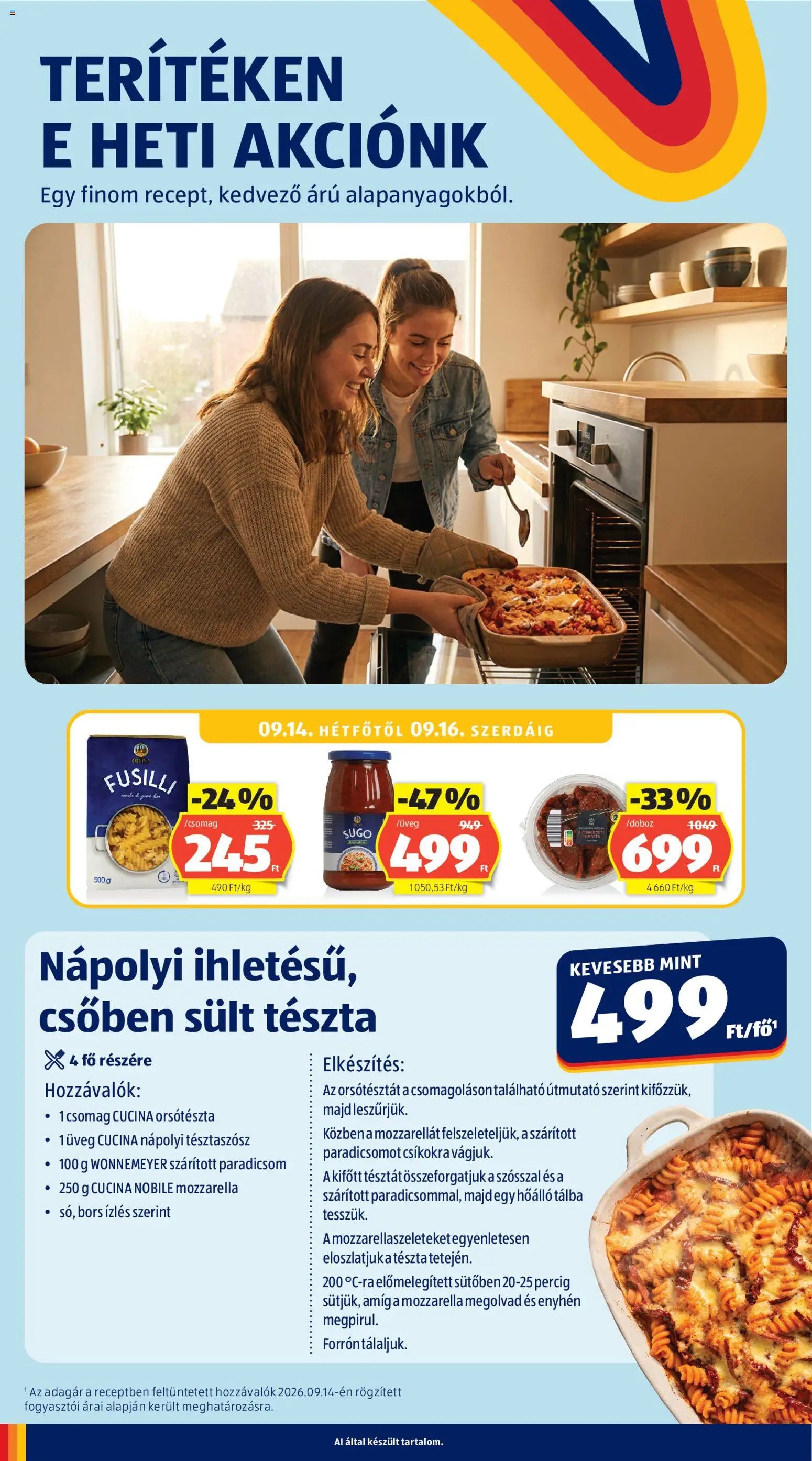 Aldi újság 2026.09.10. Aldi akciós újság