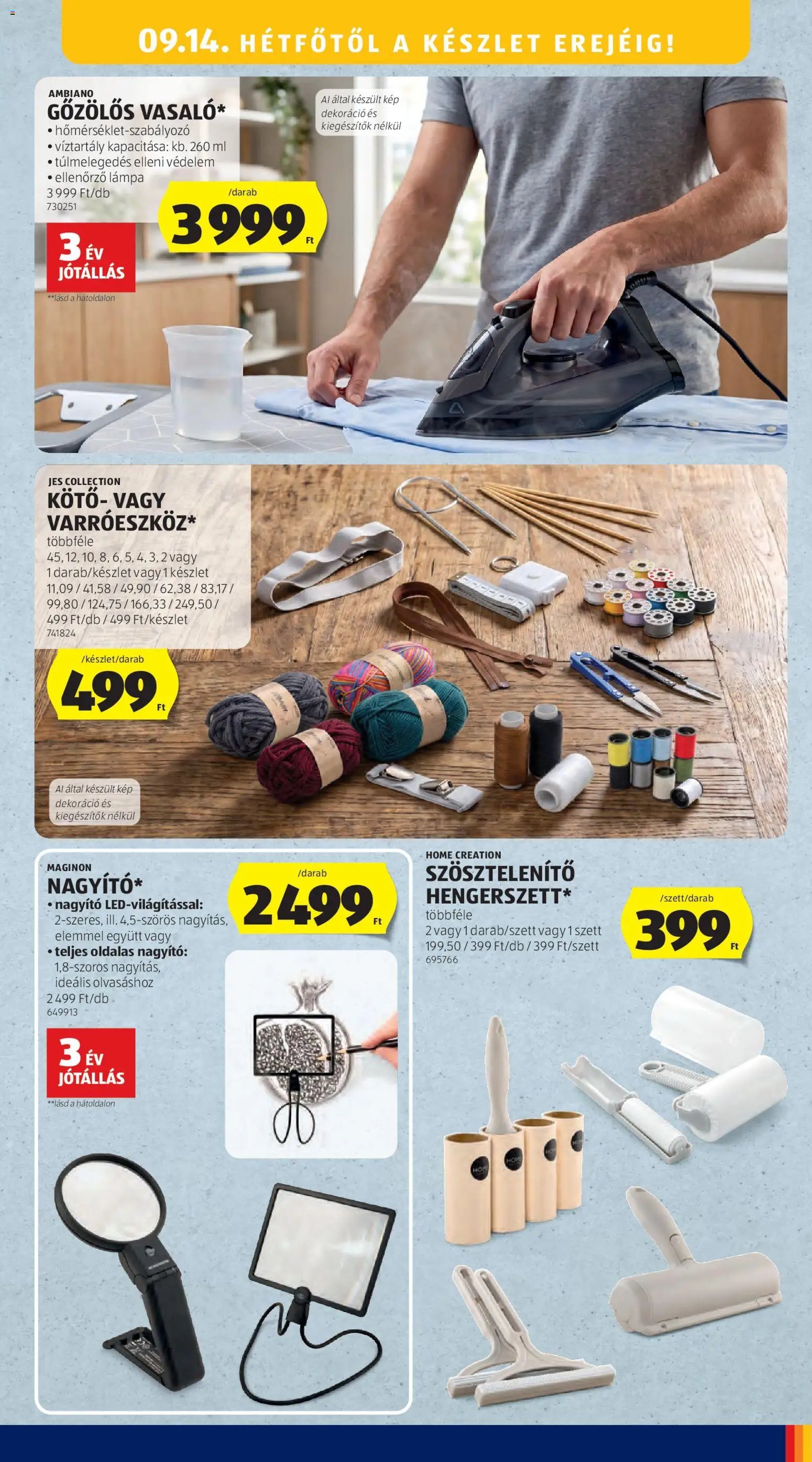 Aldi újság 2026.09.10. Aldi akciós újság