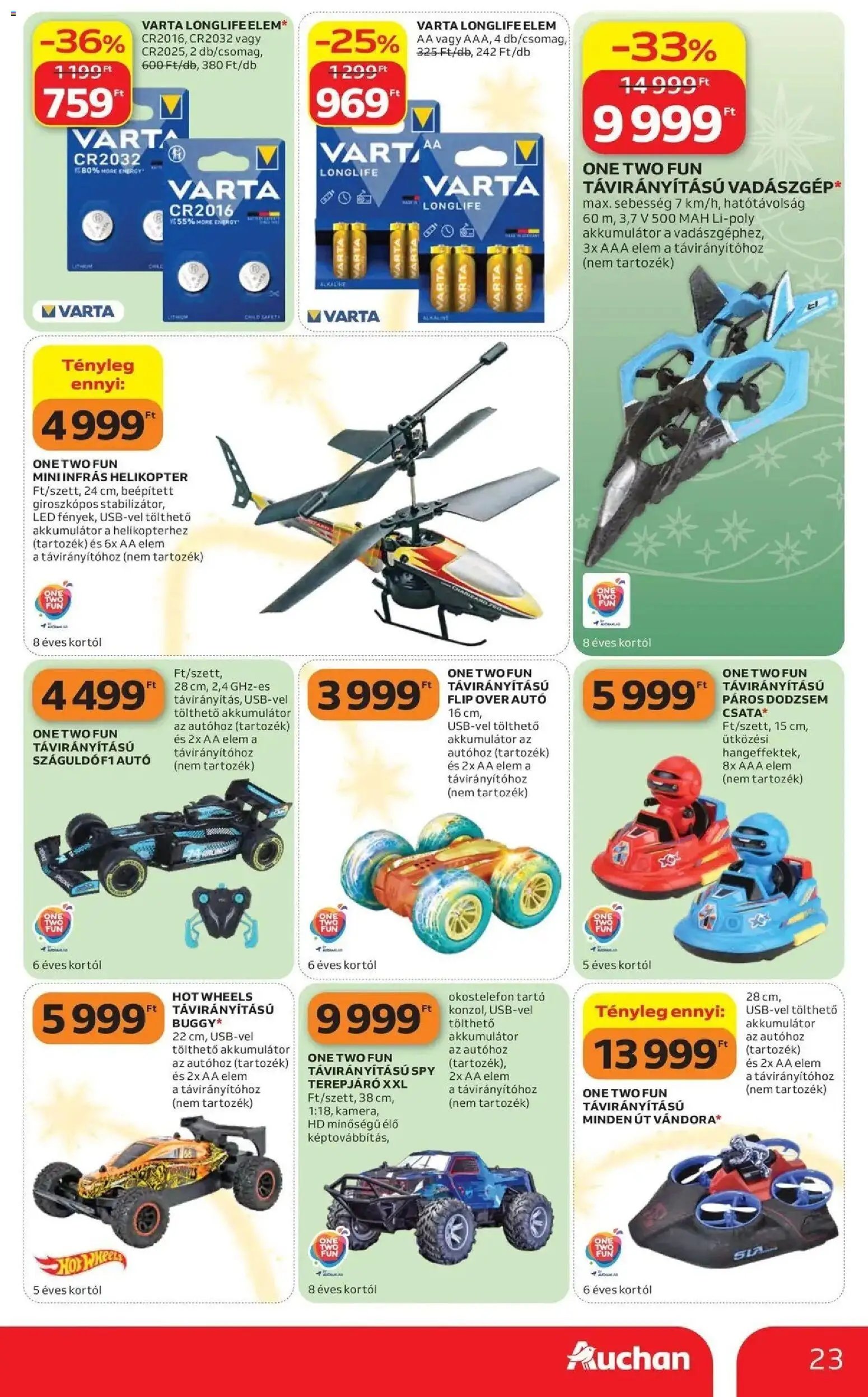 Auchan Karácsonyi ajánlataink Kecskemét 2026.10.22. - lapozható formában szórólap ✳️