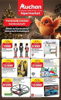 Auchan Karácsonyi ajánlataink Kecskemét 2026.10.22. - lapozható formában szórólap ✳️