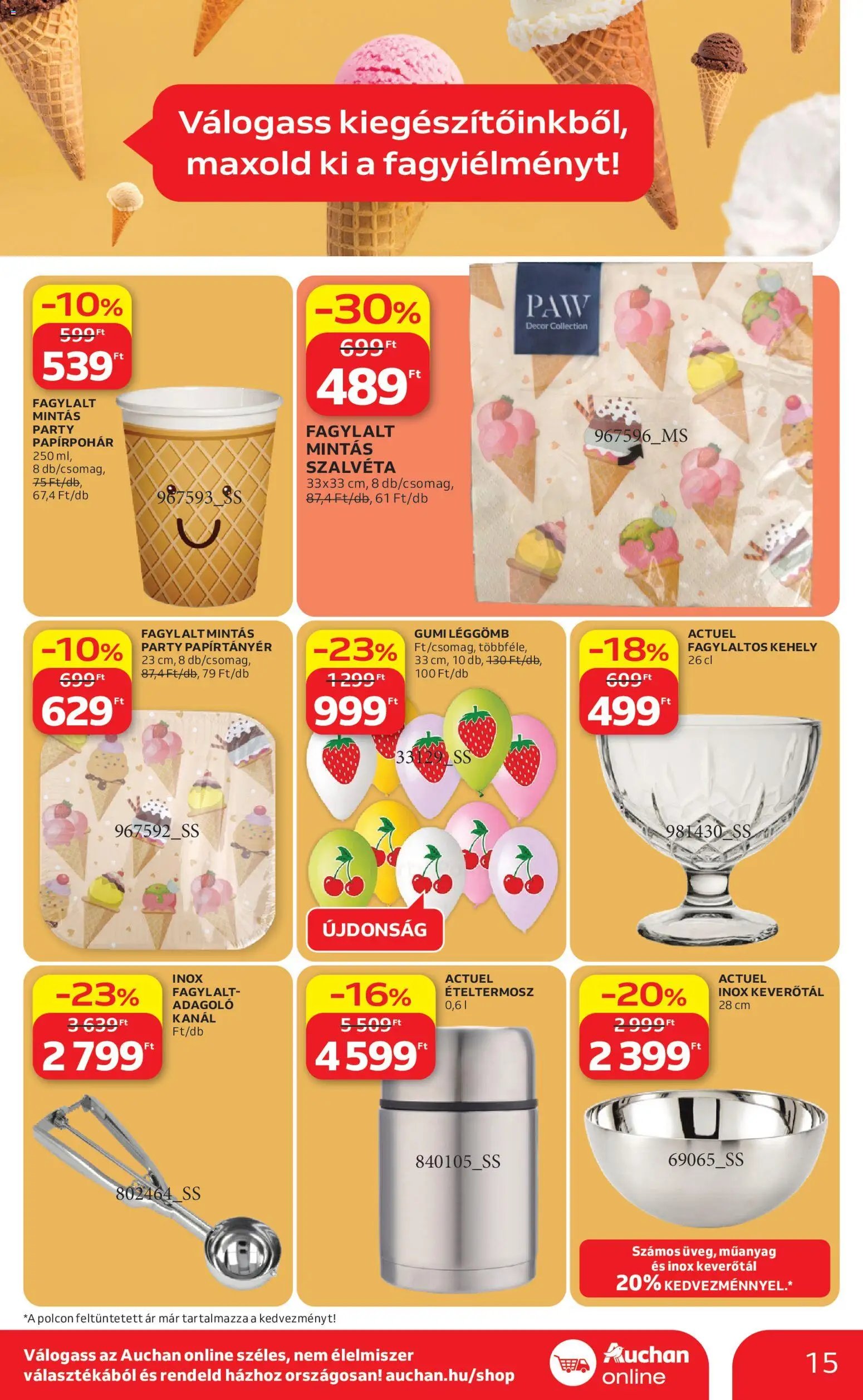 Auchan újság 2026.04.23. Auchan Jégkrém ajánlataink (2026-04-23 - 2026-05-20)